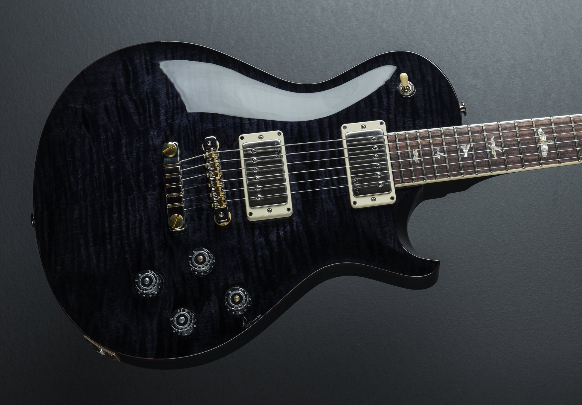 McCarty 594 Singlecut - Gray Black w/ Stained Binding