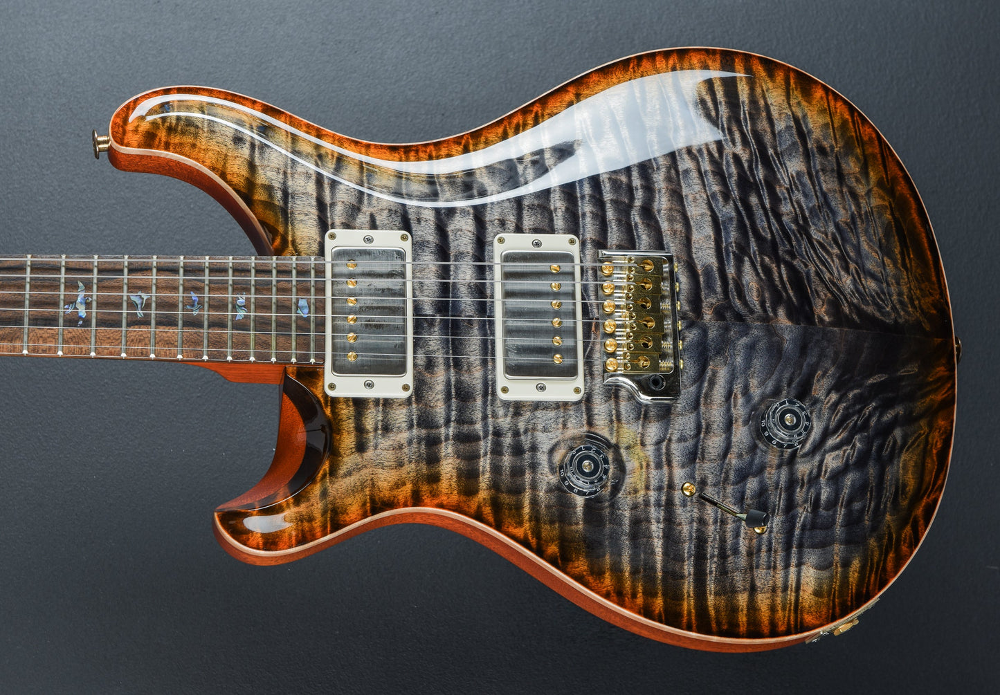Custom 24 10 Top Left Hand - Burnt Maple Leaf '24
