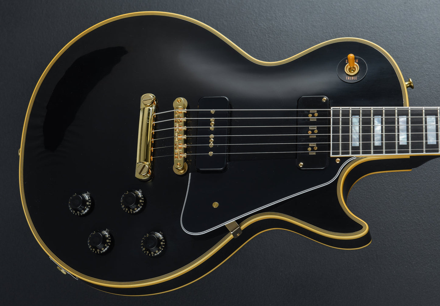 1954 Les Paul Custom Staple Pickup Reissue - VOS Ebony