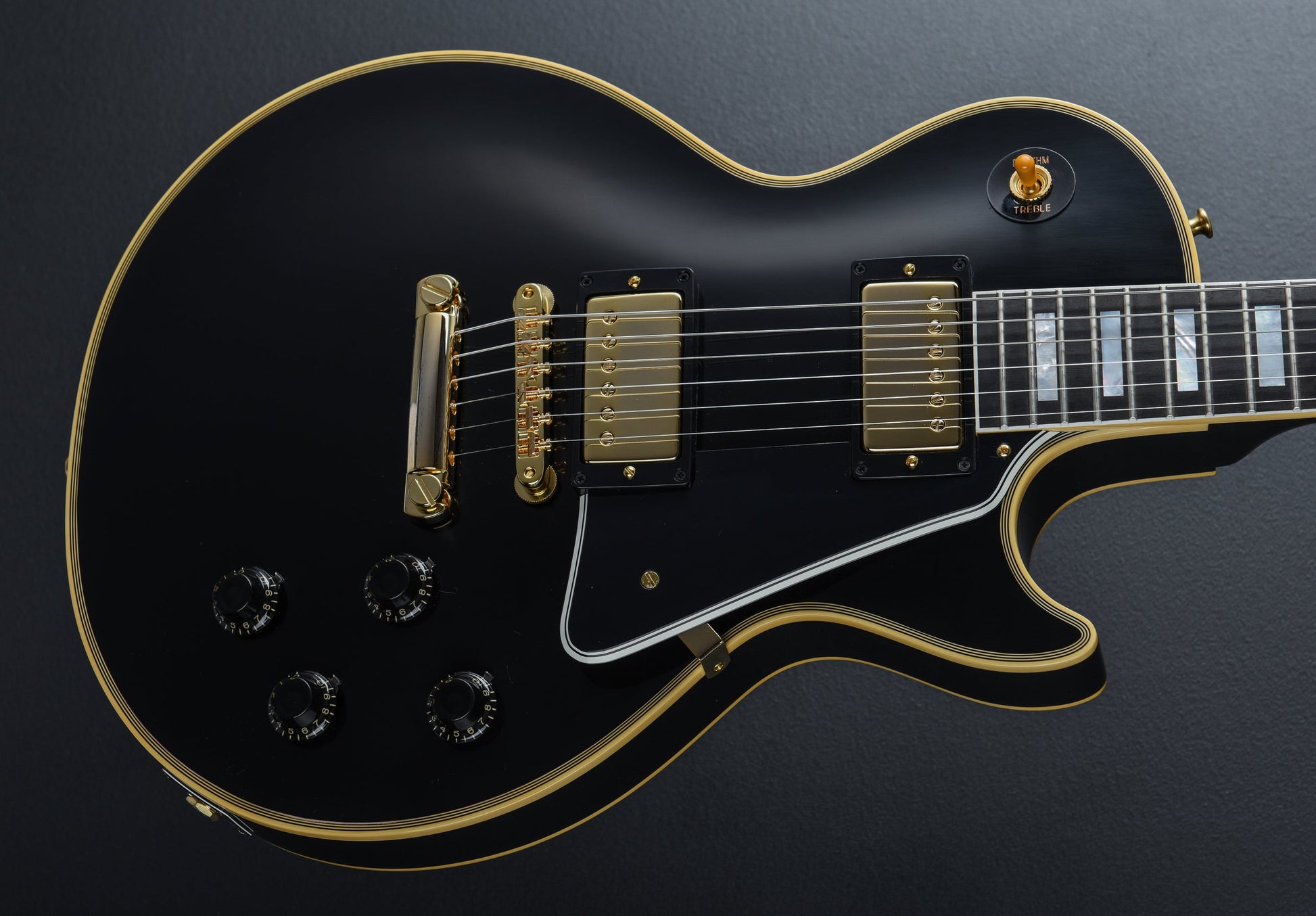 1957 Les Paul Custom Reissue - VOS Ebony 2 Pickup