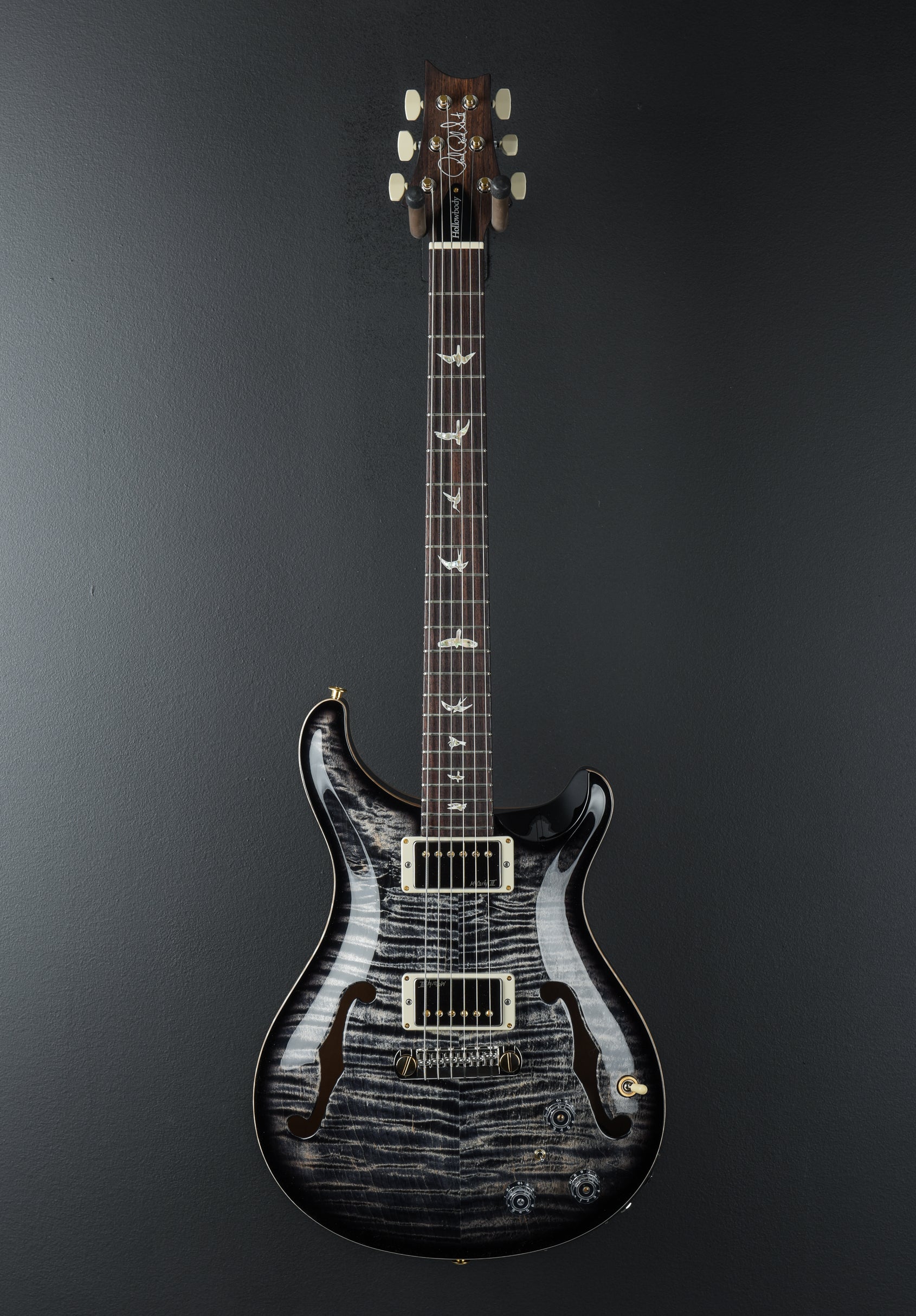 Hollowbody II Piezo 10 Top - Charcoal Burst