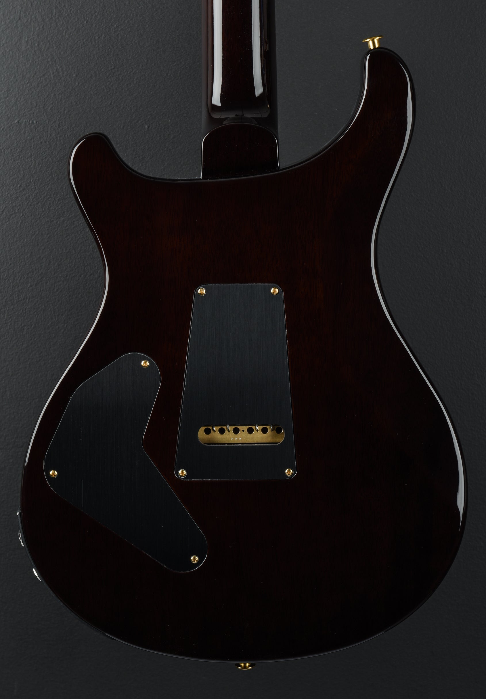 Custom 24 Piezo 10 Top - Black Gold Wraparound Burst