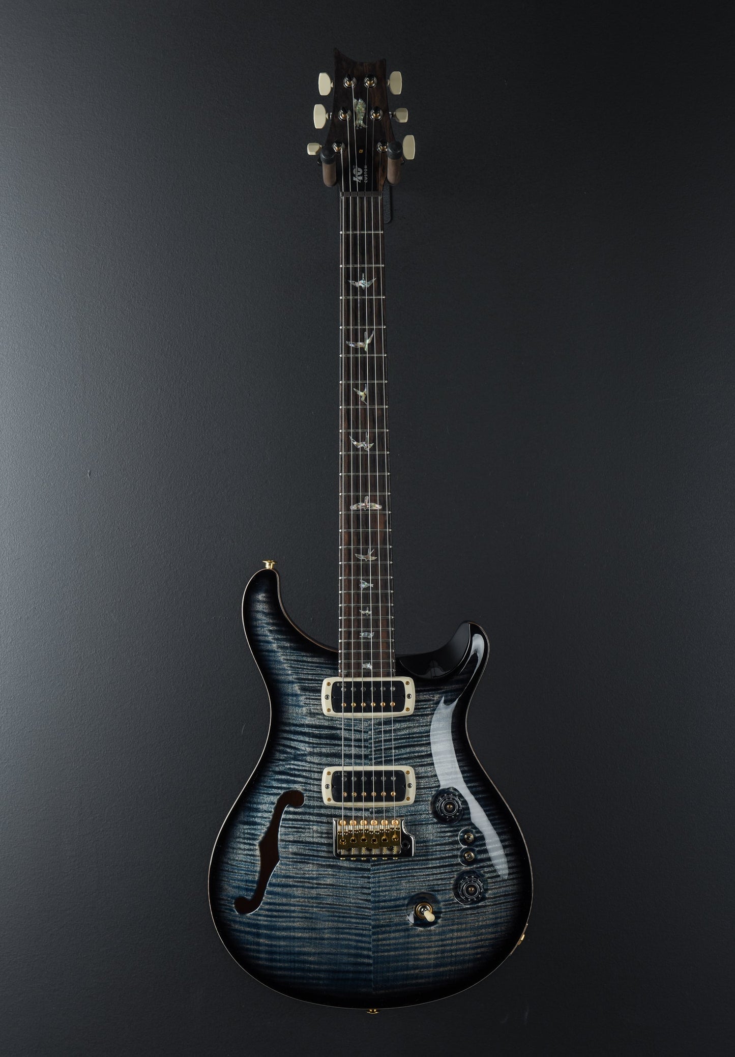 40th Anniversary Custom 24-08 Semi-Hollow Limited Edition - Faded Whale Blue Smokeburst