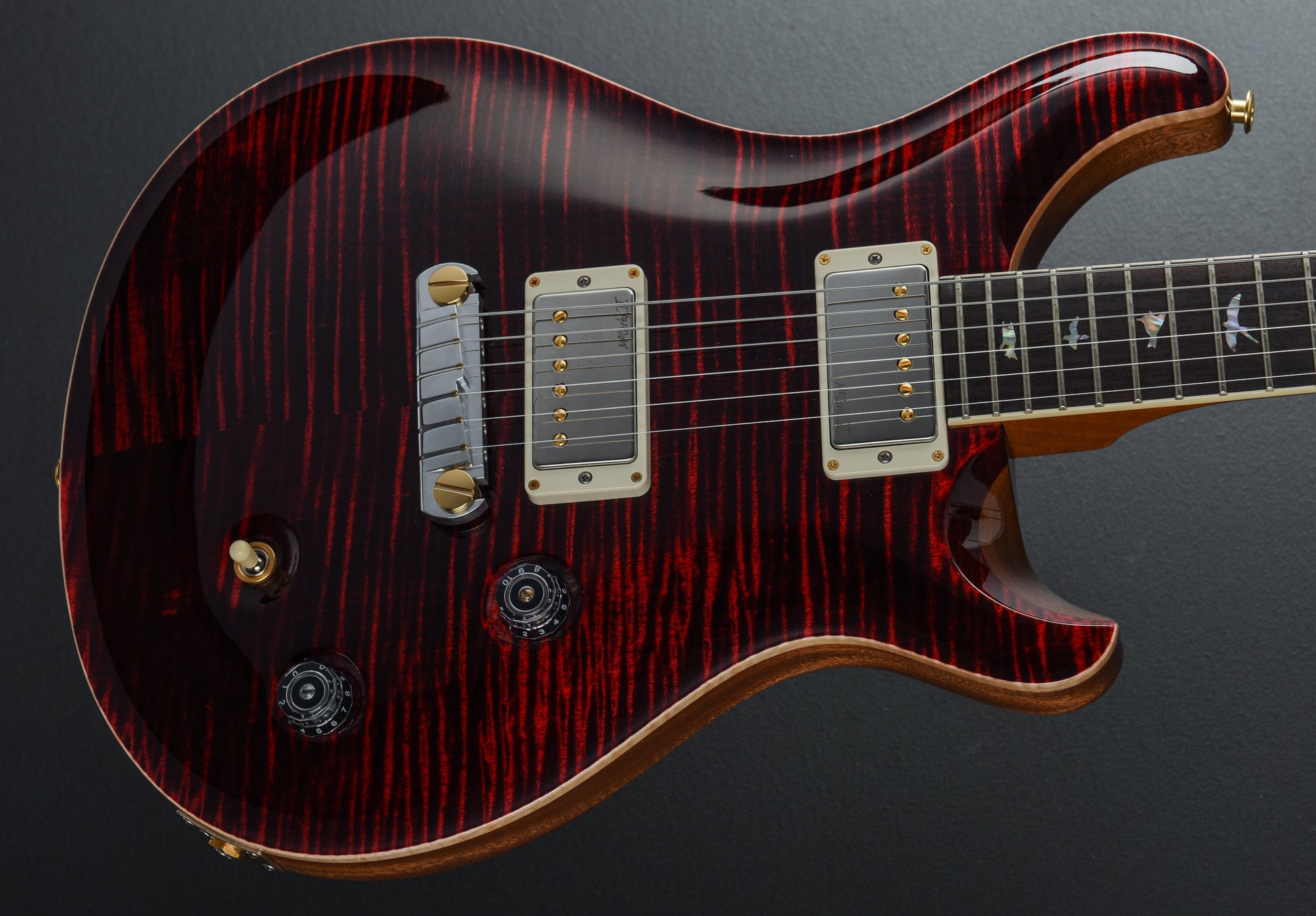 McCarty 10 Top - Red Tiger Wraparound Burst