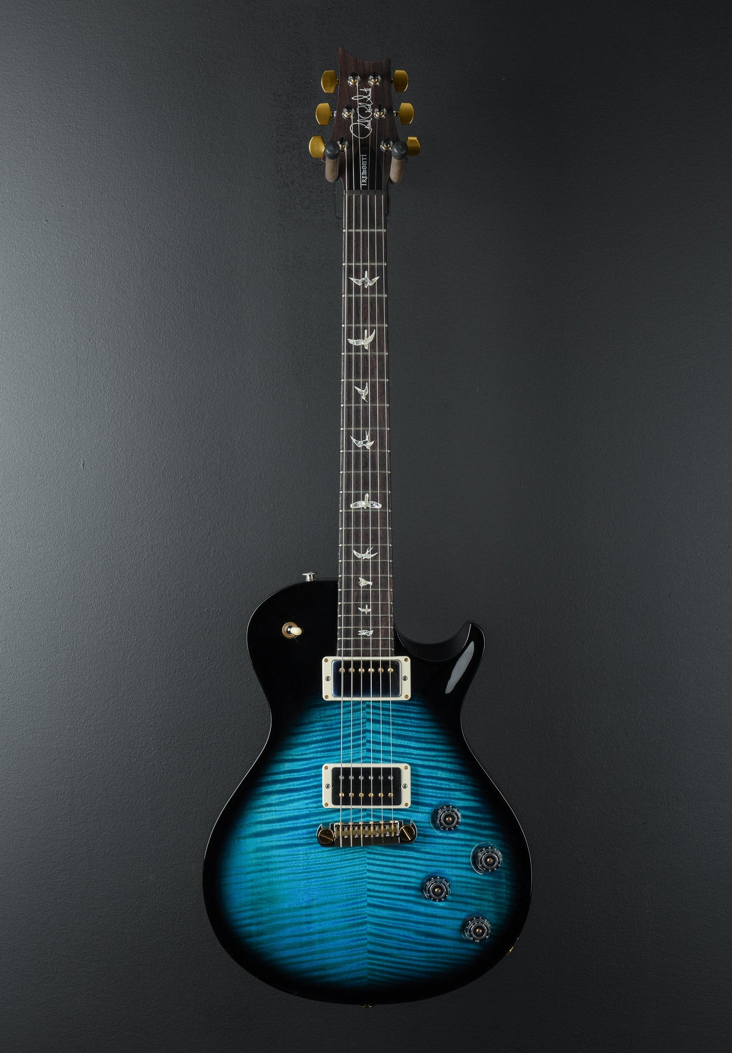 Mark Tremonti Signature 10 Top w/Stoptail - Aqua Smokewrap Burst