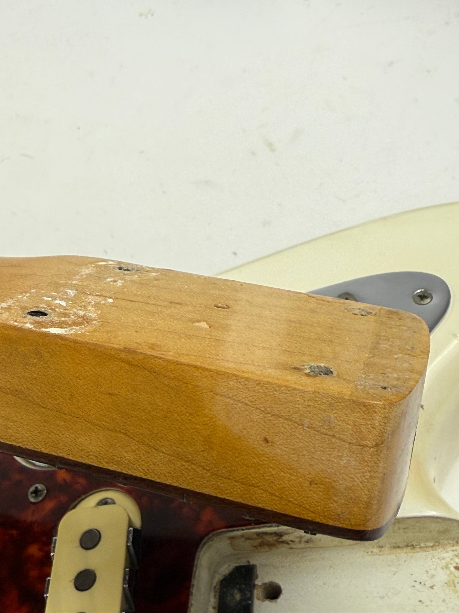 1962 Fender Jaguar Factory Custom Color OLYMPIC WHITE Pre-CBS w Original Brown Case & Strap