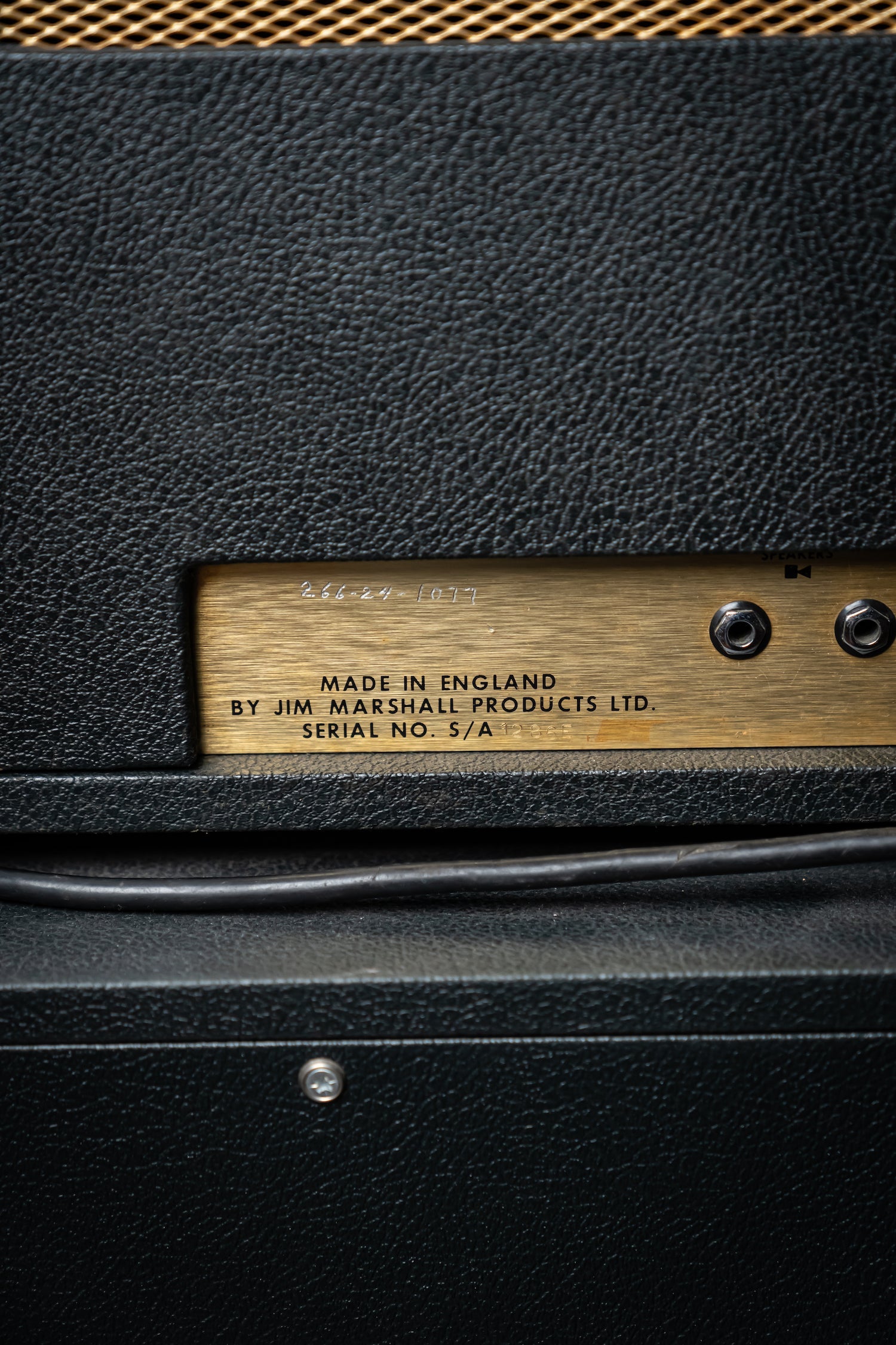 1973 Marshall Model 1987 50 Watt Head
