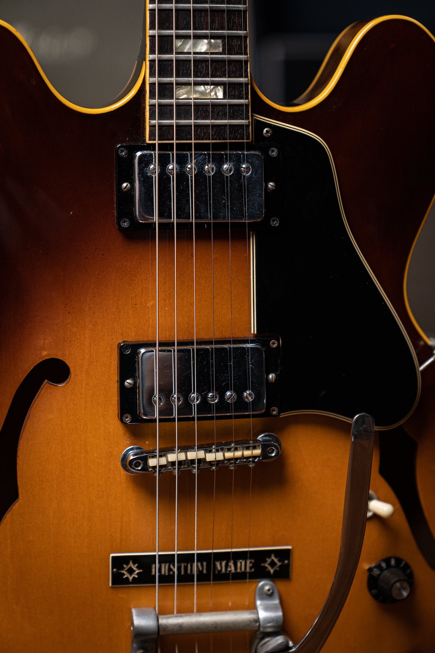 1967 Gibson ES-335 "Custom Made" with Factory Bigsby Electric Guitar - Sunburst