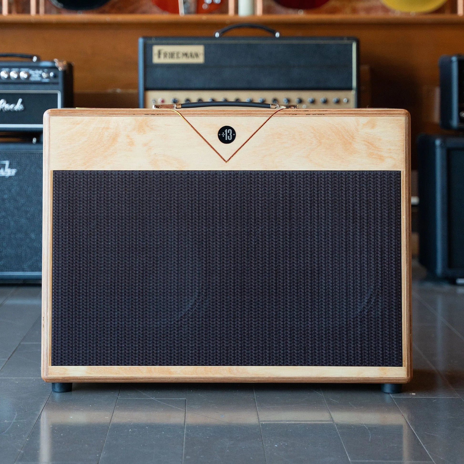 Divided By 13 BW1969 Head & Matching 2 x 12 Cab- Natural Wood, Golden Pecan Stain