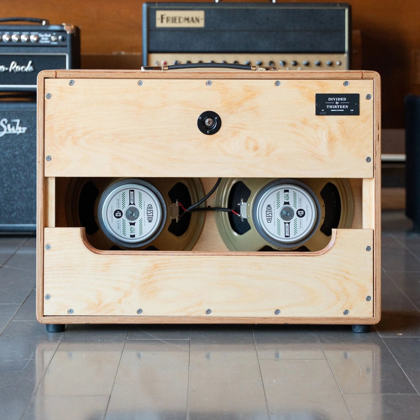 Divided By 13 BW1969 Head & Matching 2 x 12 Cab- Natural Wood, Golden Pecan Stain