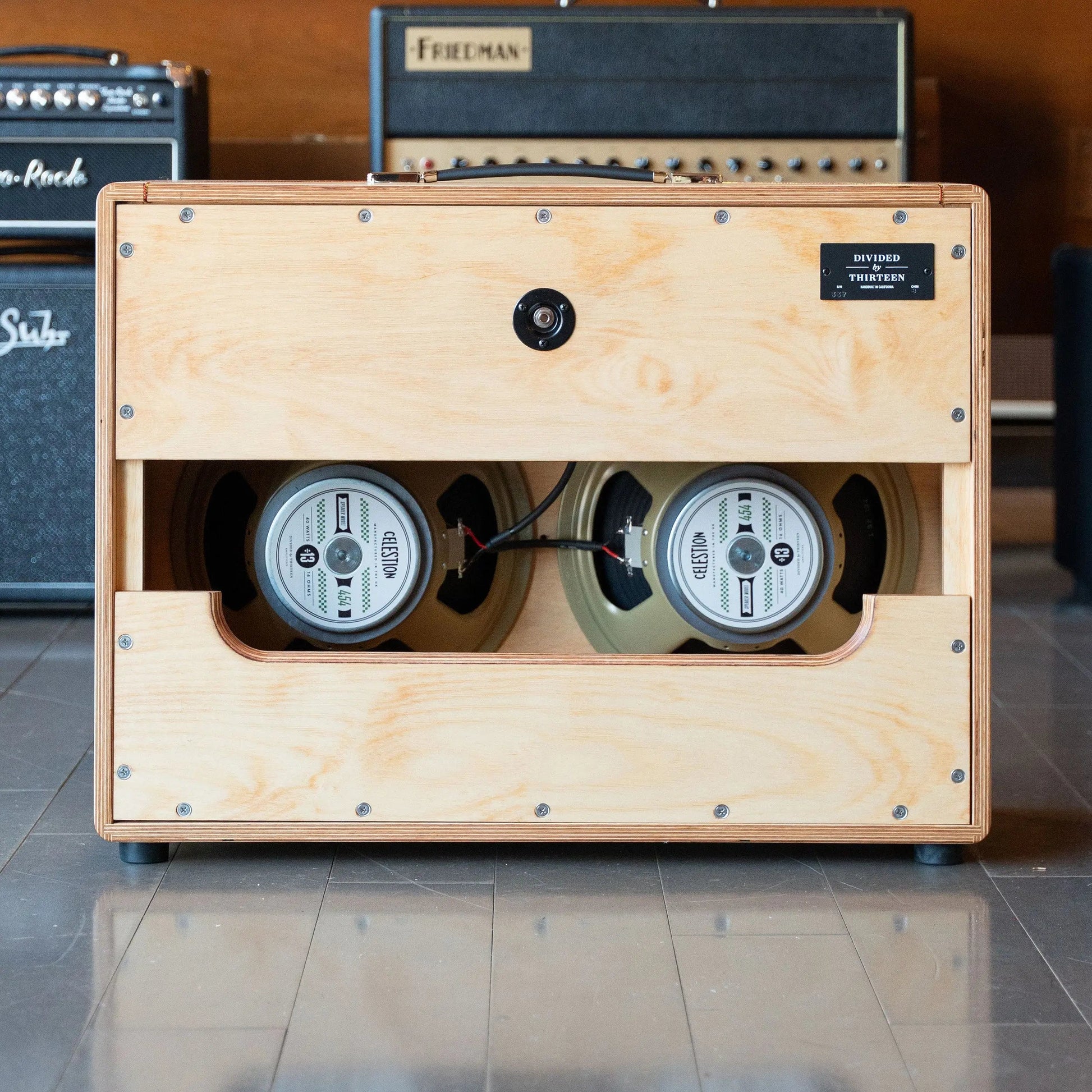 Divided By 13 BW1969 Head & Matching 2 x 12 Cab- Natural Wood, Golden Pecan Stain