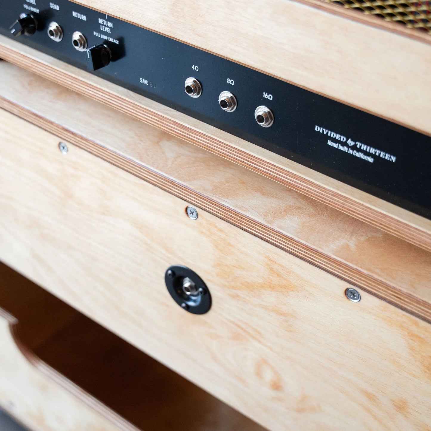 Divided By 13 BW1969 Head & Matching 2 x 12 Cab- Natural Wood, Golden Pecan Stain