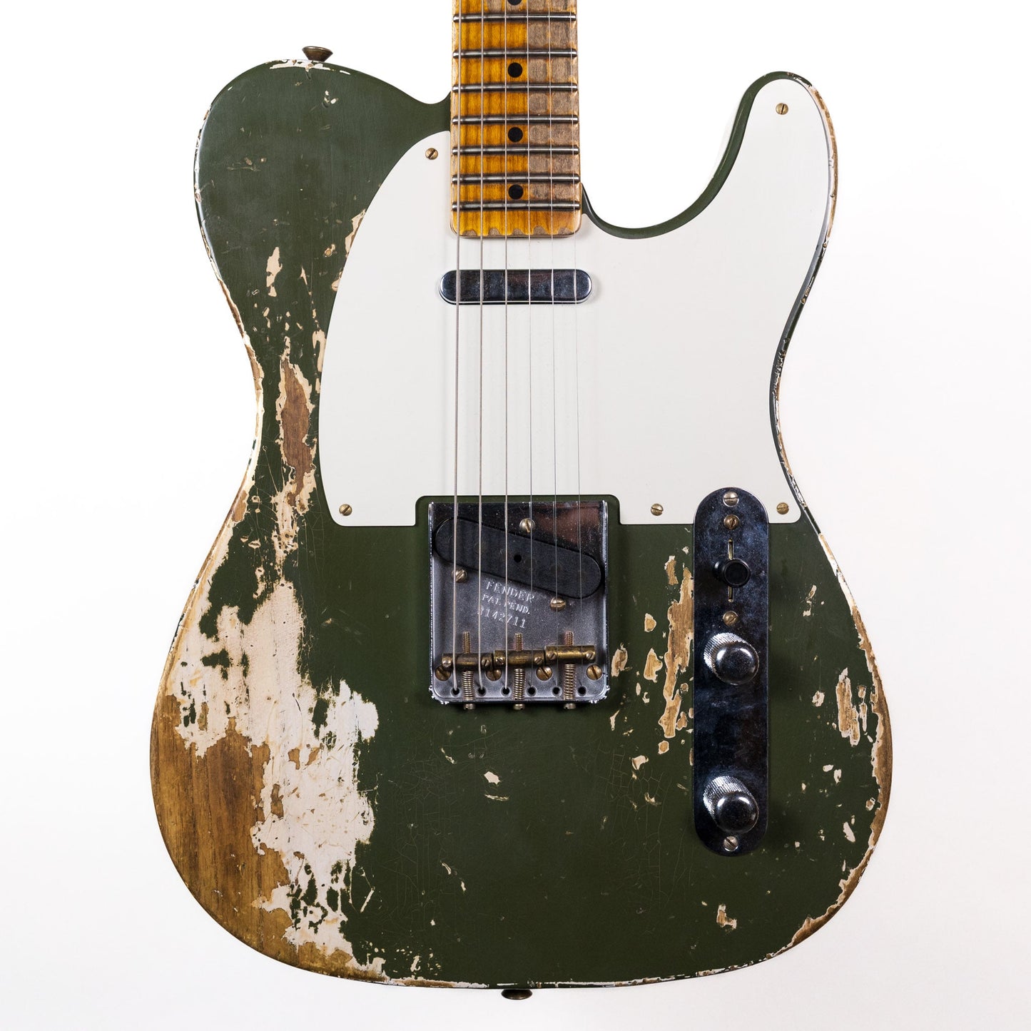 Fender Custom Shop, Double Esquire, Super Heavy Relic, Olive Green