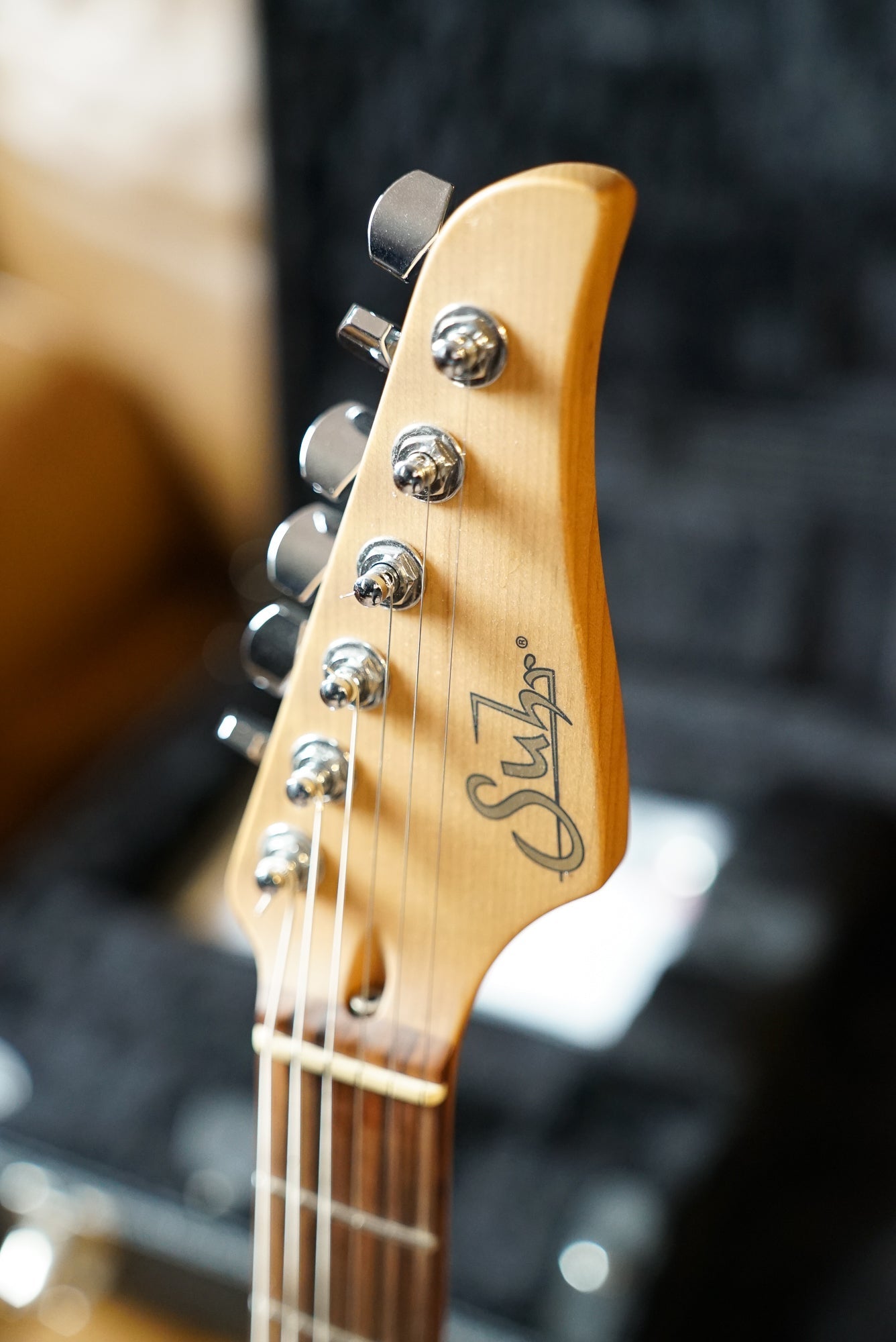 Pre-Owned Suhr Standard Bengal Burst in case