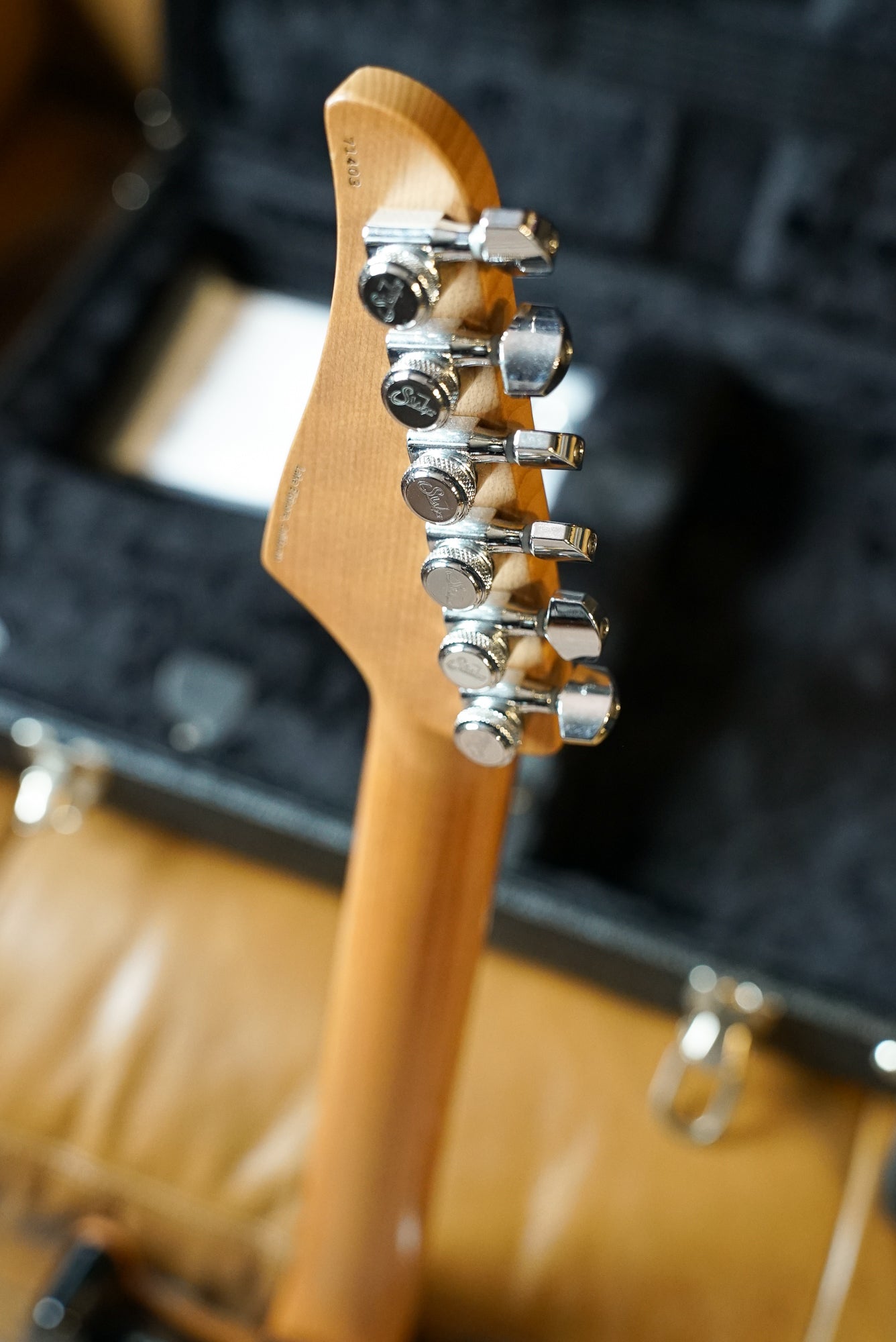 Pre-Owned Suhr Standard Bengal Burst in case