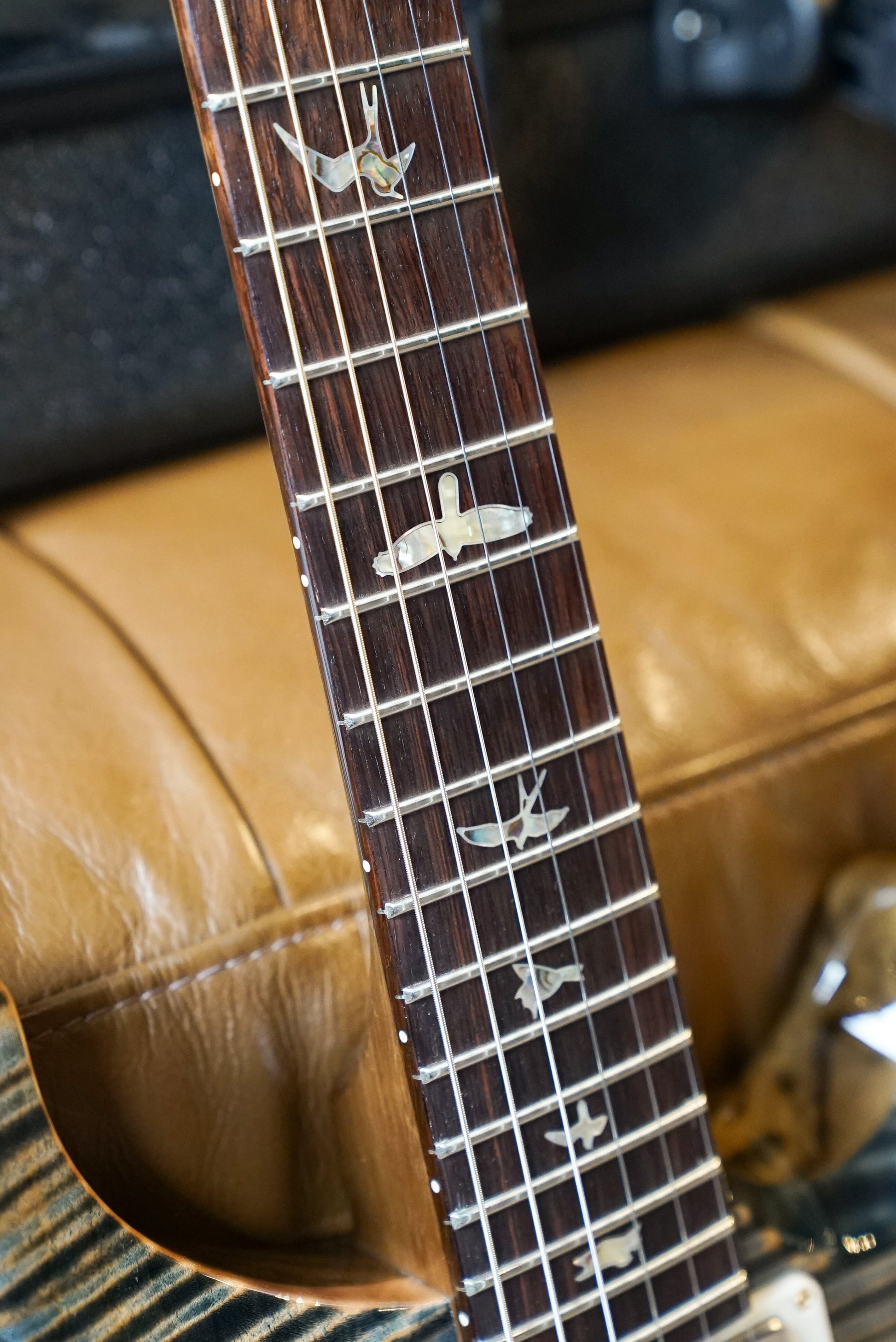 PRS 40th Anniversary Special Semi-Hollow, Faded Whale Blue with Natural Back