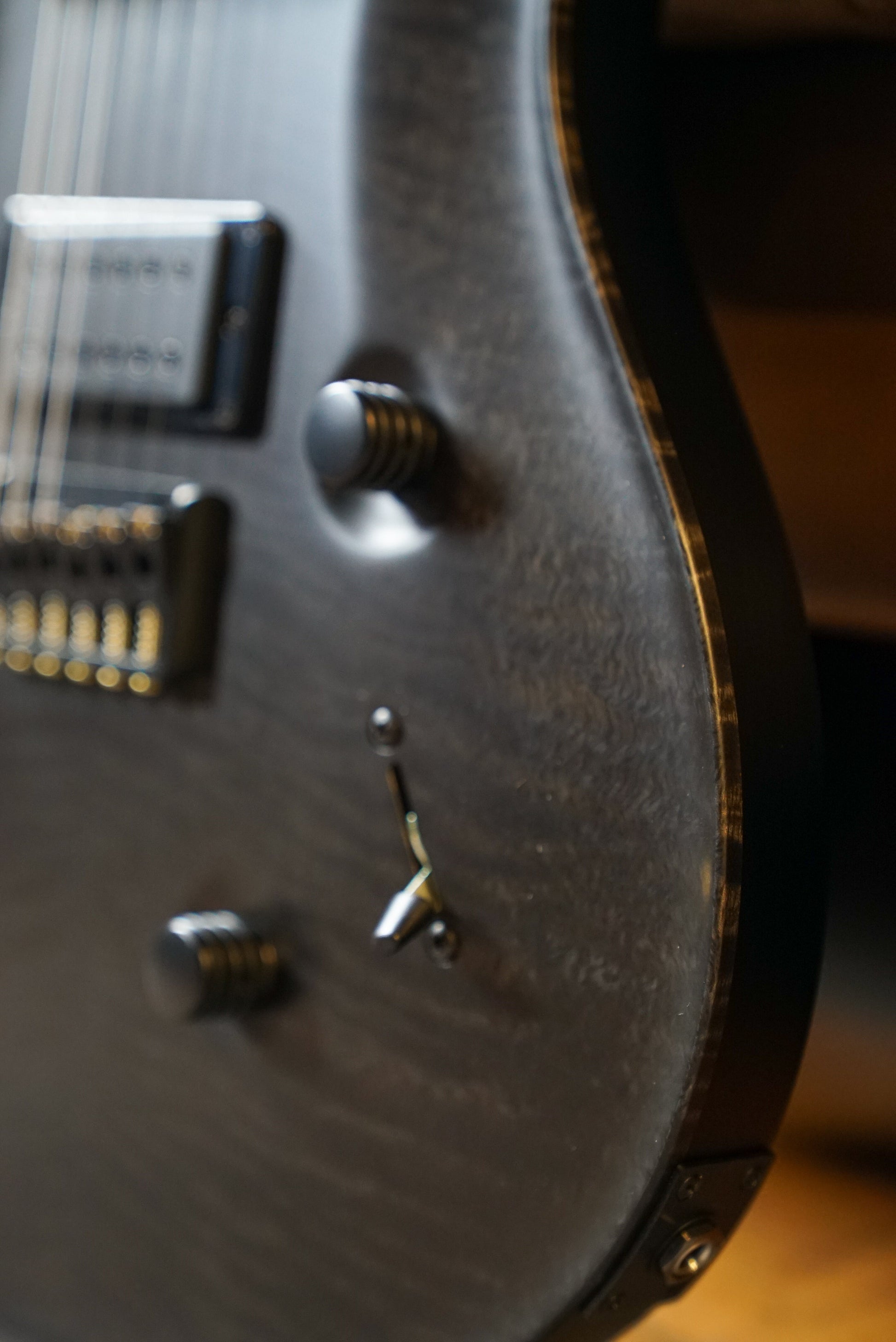 PRS Mark Holcomb Signature, Grey Black With Stained Binding