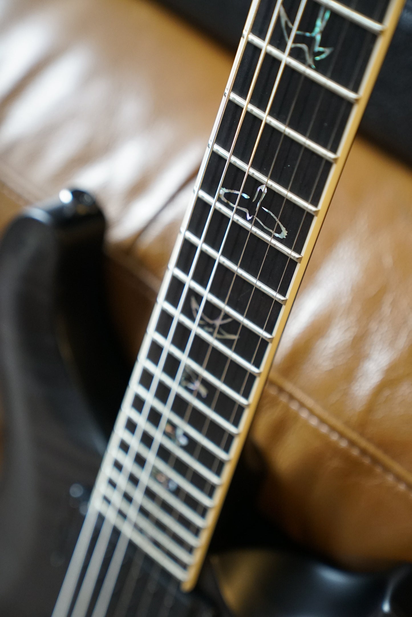 PRS Mark Holcomb Signature, Grey Black With Stained Binding