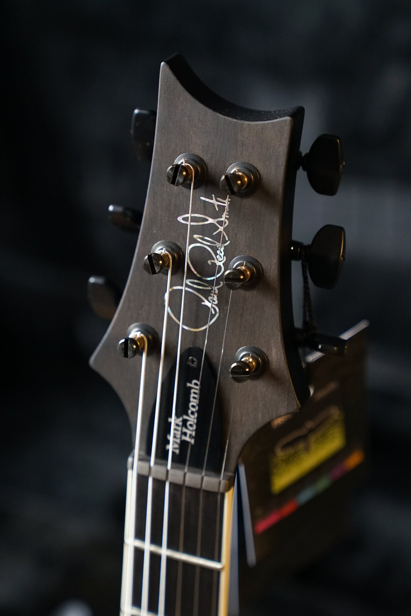 PRS Mark Holcomb Signature, Grey Black With Stained Binding