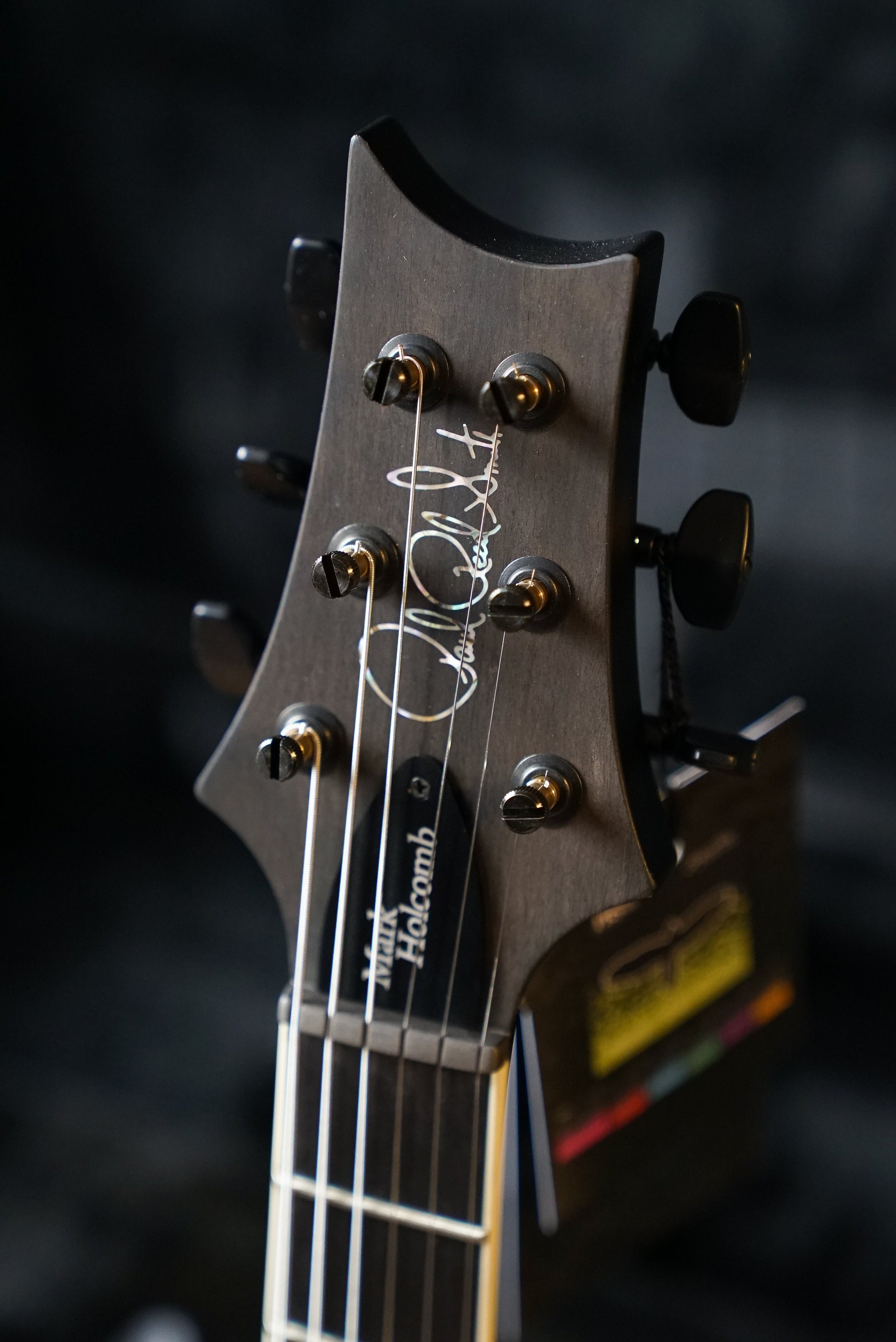 PRS Mark Holcomb Signature, Grey Black With Stained Binding