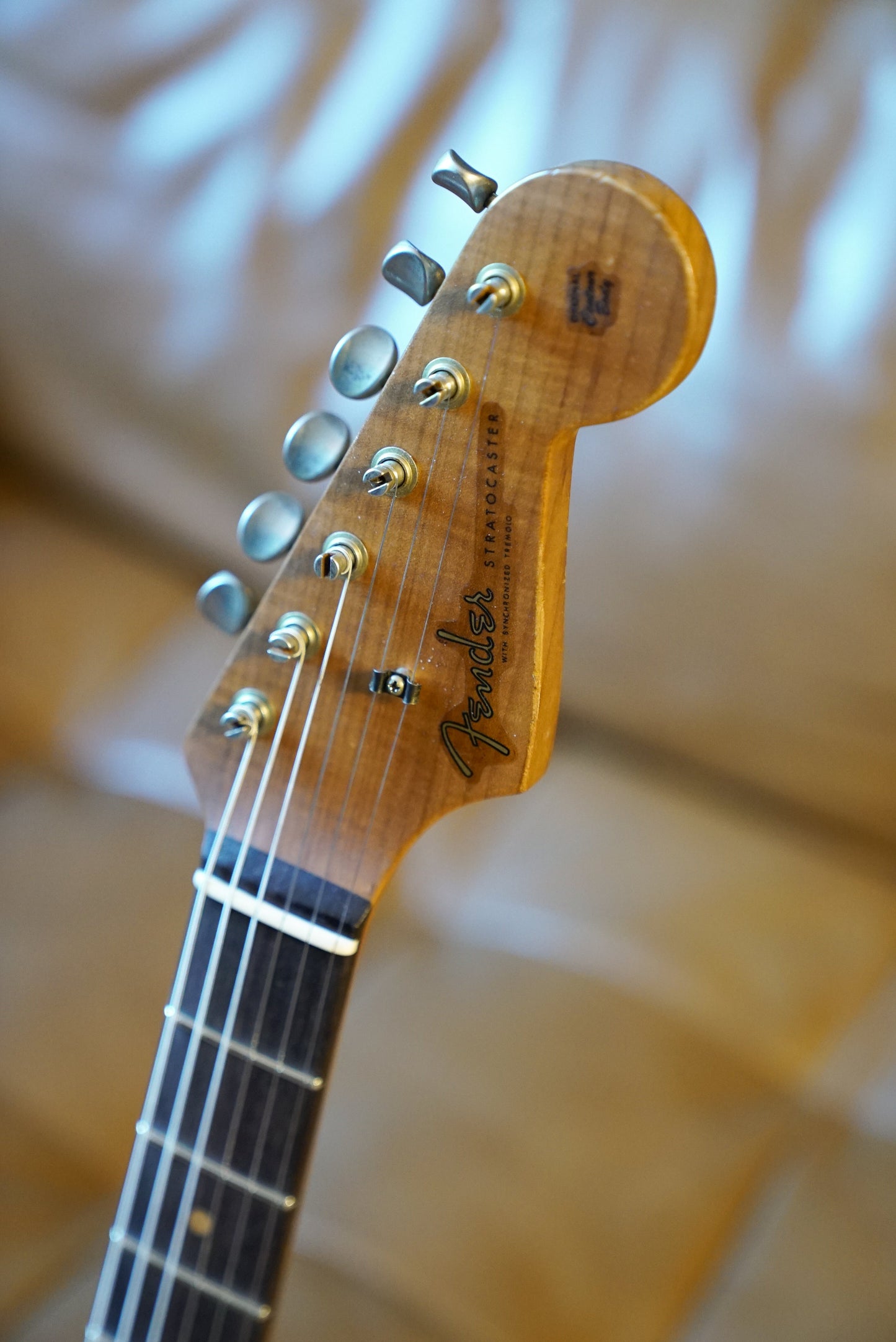 Fender Custom Shop '60 Paulownia Stratocaster Journeyman Relic Master Built by Greg Fessler, Gold Sparkle / 3A Roasted Flame Maple Neck