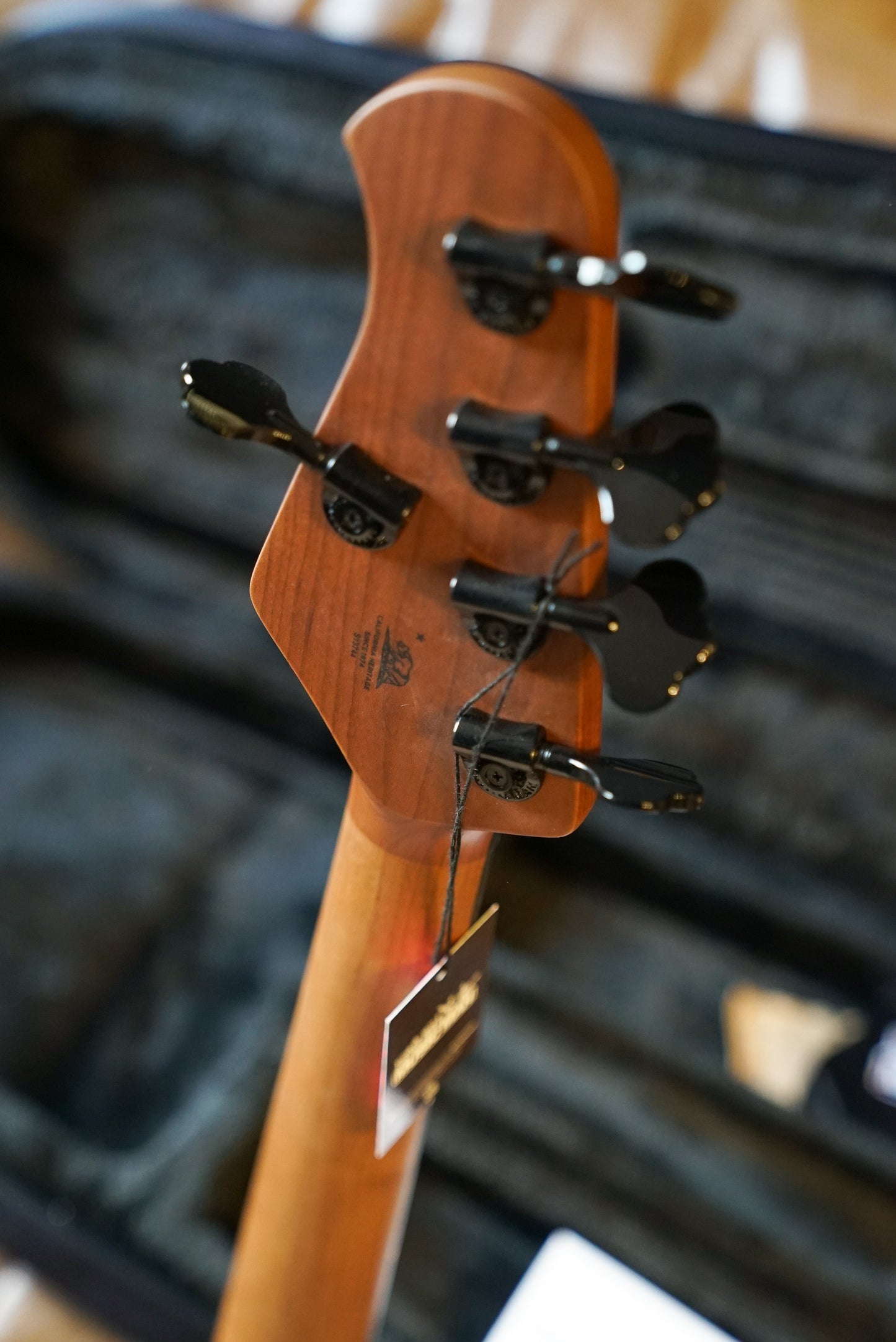 Music Man DarkRay 5 - Dark Rainbow - Roasted Maple/Ebony - Black PG - Black Hardware