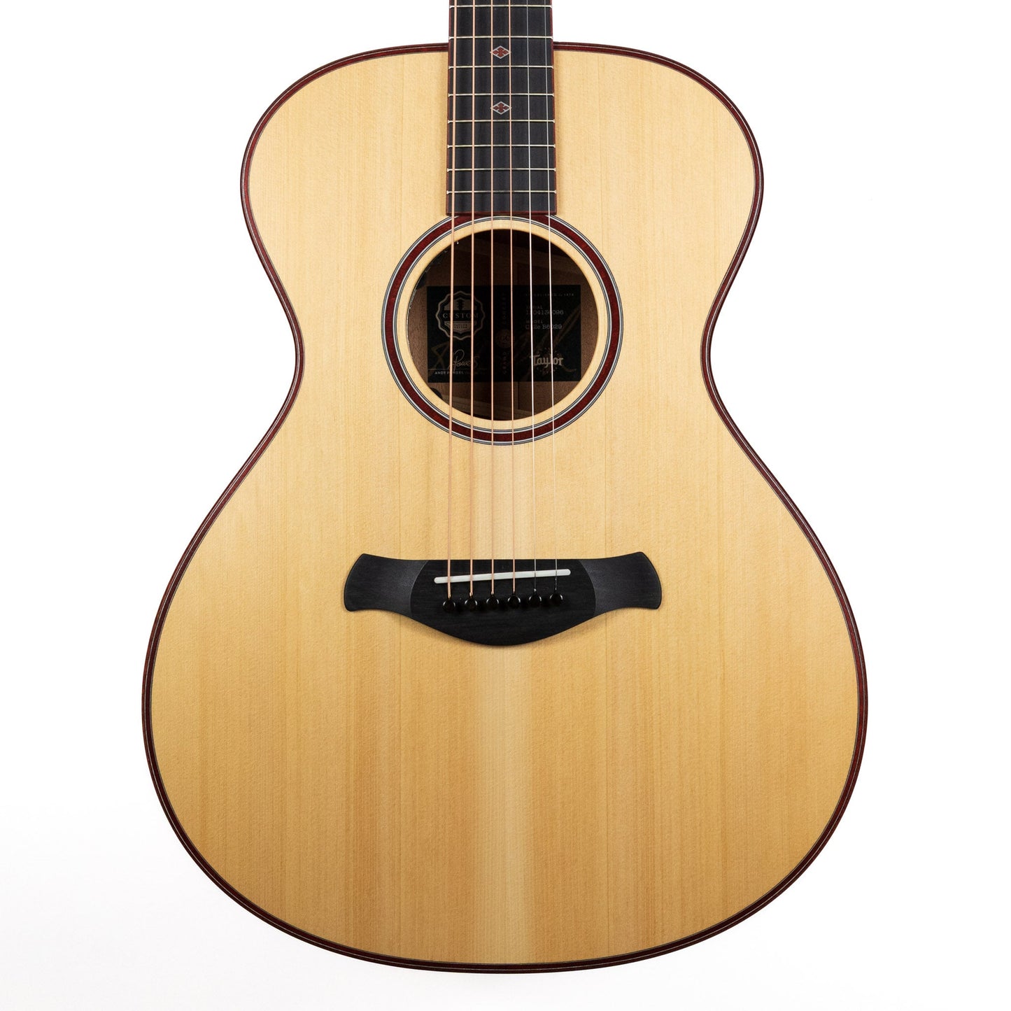 Taylor Catch Custom C12e, Port Orford Cedar / Ribbon Mahogany