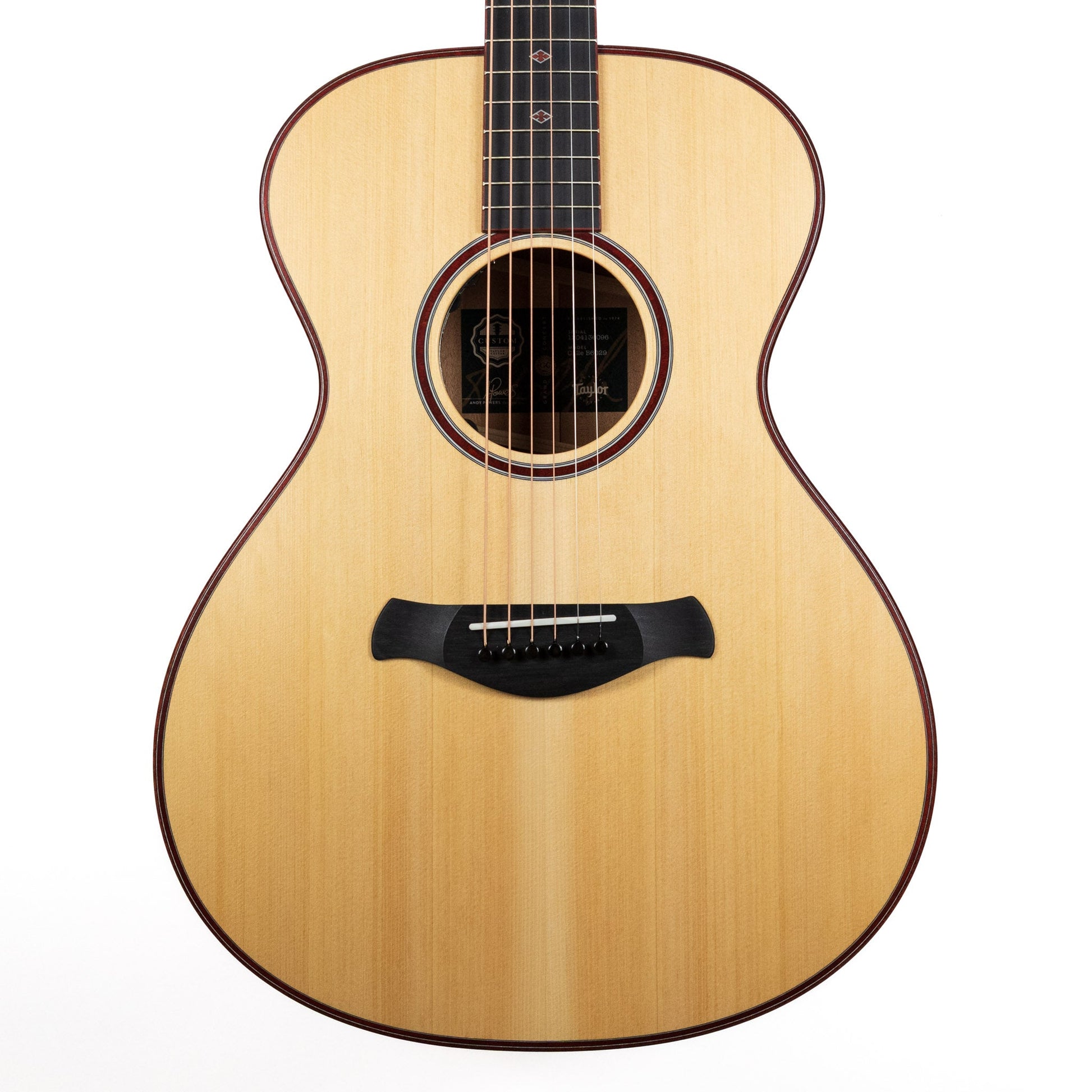 Taylor Catch Custom C12e, Port Orford Cedar / Ribbon Mahogany