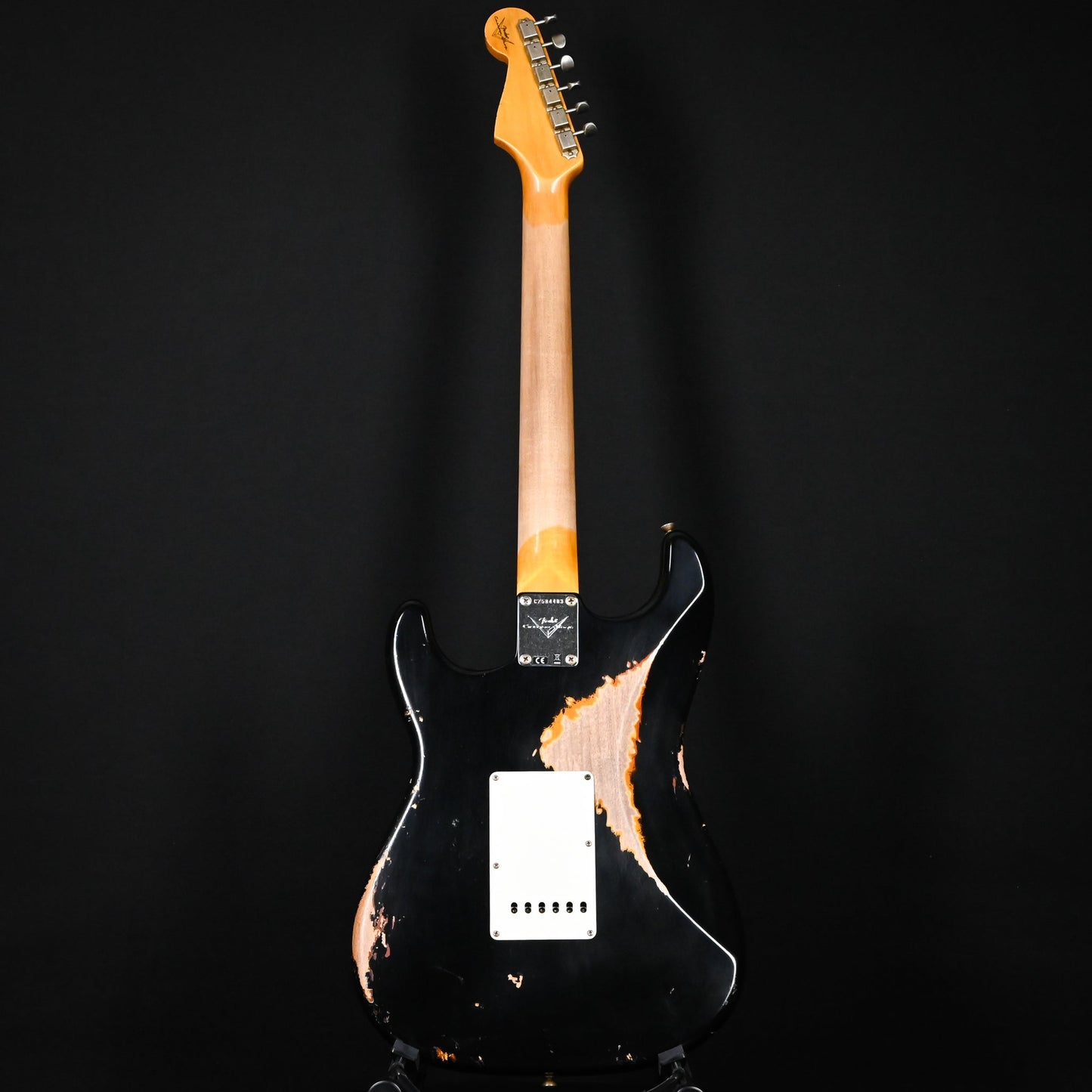 Fender Custom Shop '60 Stratocaster Heavy Relic- Aged Black / 3-color Sunburst 2025 (CZ584483)