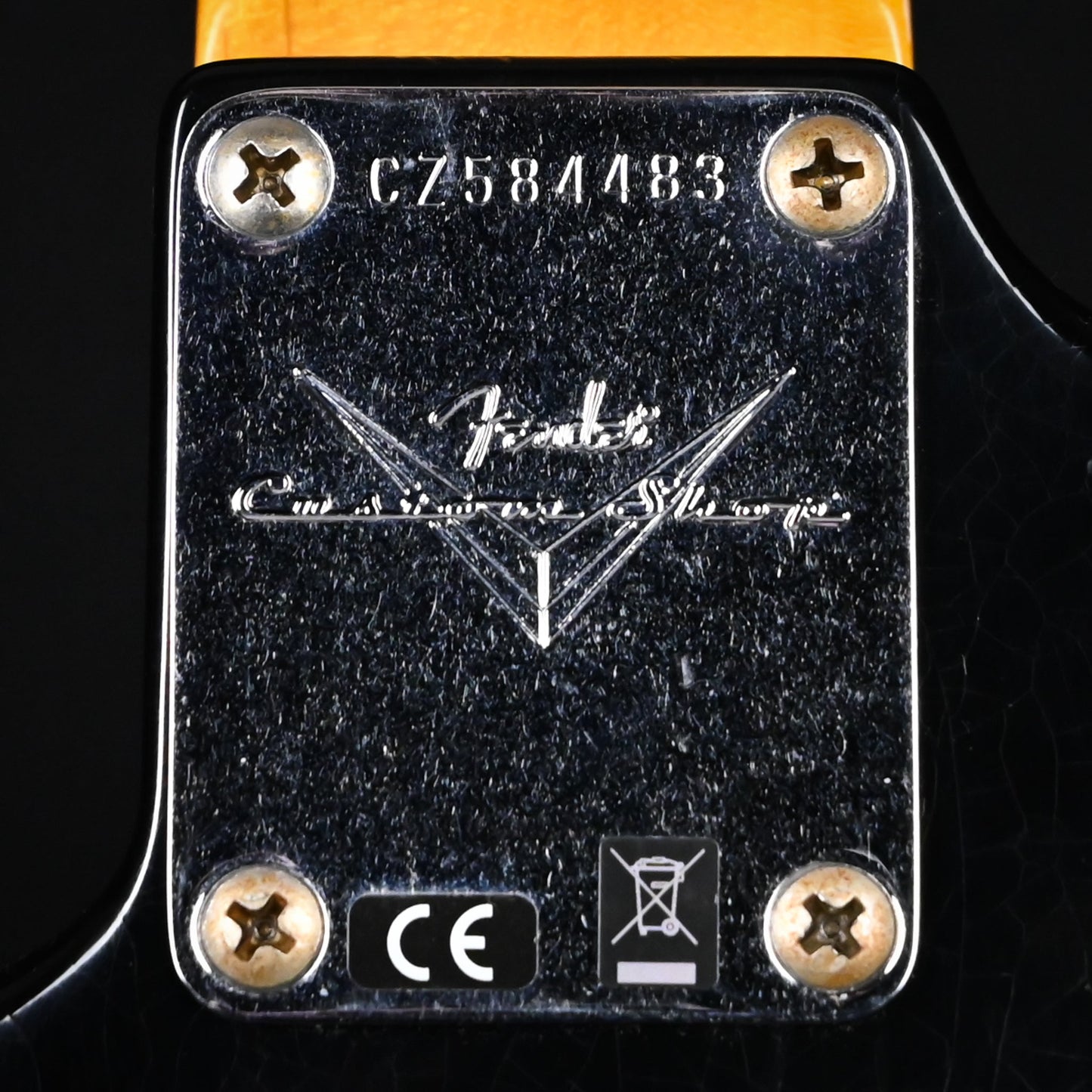 Fender Custom Shop '60 Stratocaster Heavy Relic- Aged Black / 3-color Sunburst 2025 (CZ584483)