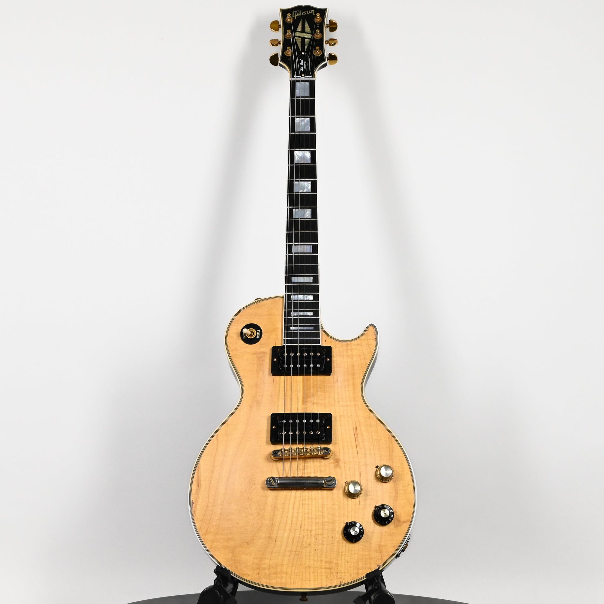 Gibson Custom Mick Ronson 1968 Les Paul Custom Collector's Edition Murphy Lab Light Aged - Antique Natural / Ebony 2026 (MR081)