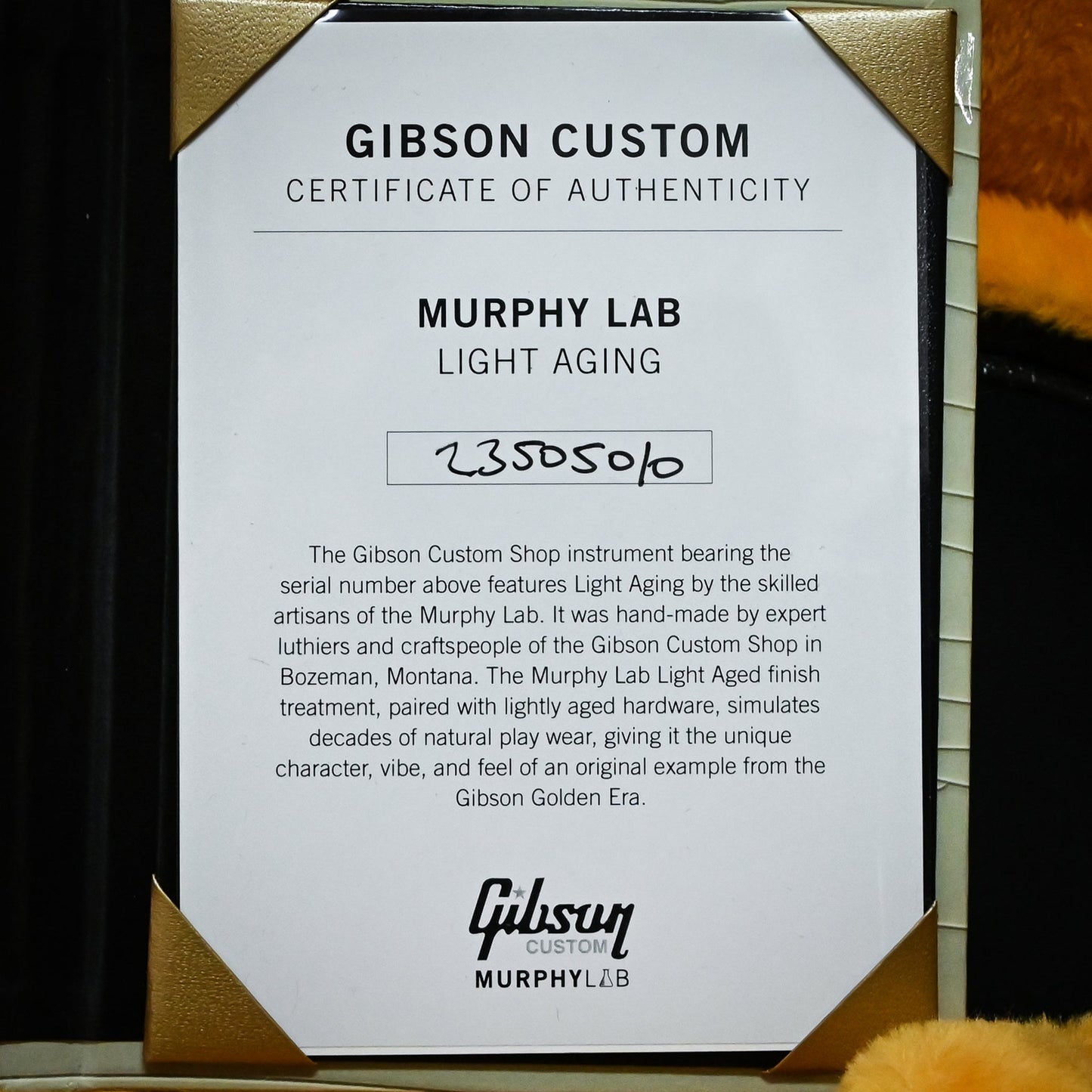 Gibson Custom 1960 Hummingbird Reissue Murphy Lab Light Aged- Heritage Cherry Sunburst 2026 (23505010)