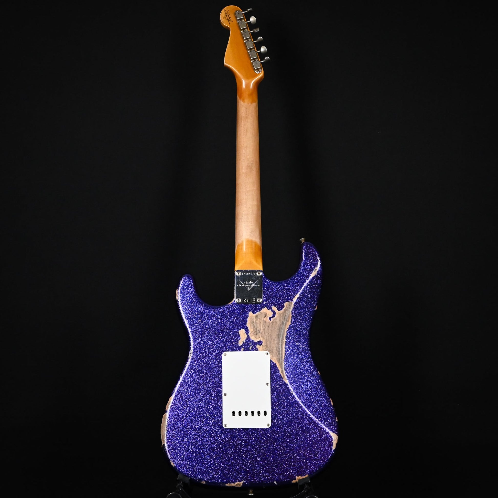 Fender Custom Shop '62 Stratocaster Heavy Relic- Aged Purple Sparkle 2025 (CZ584570)