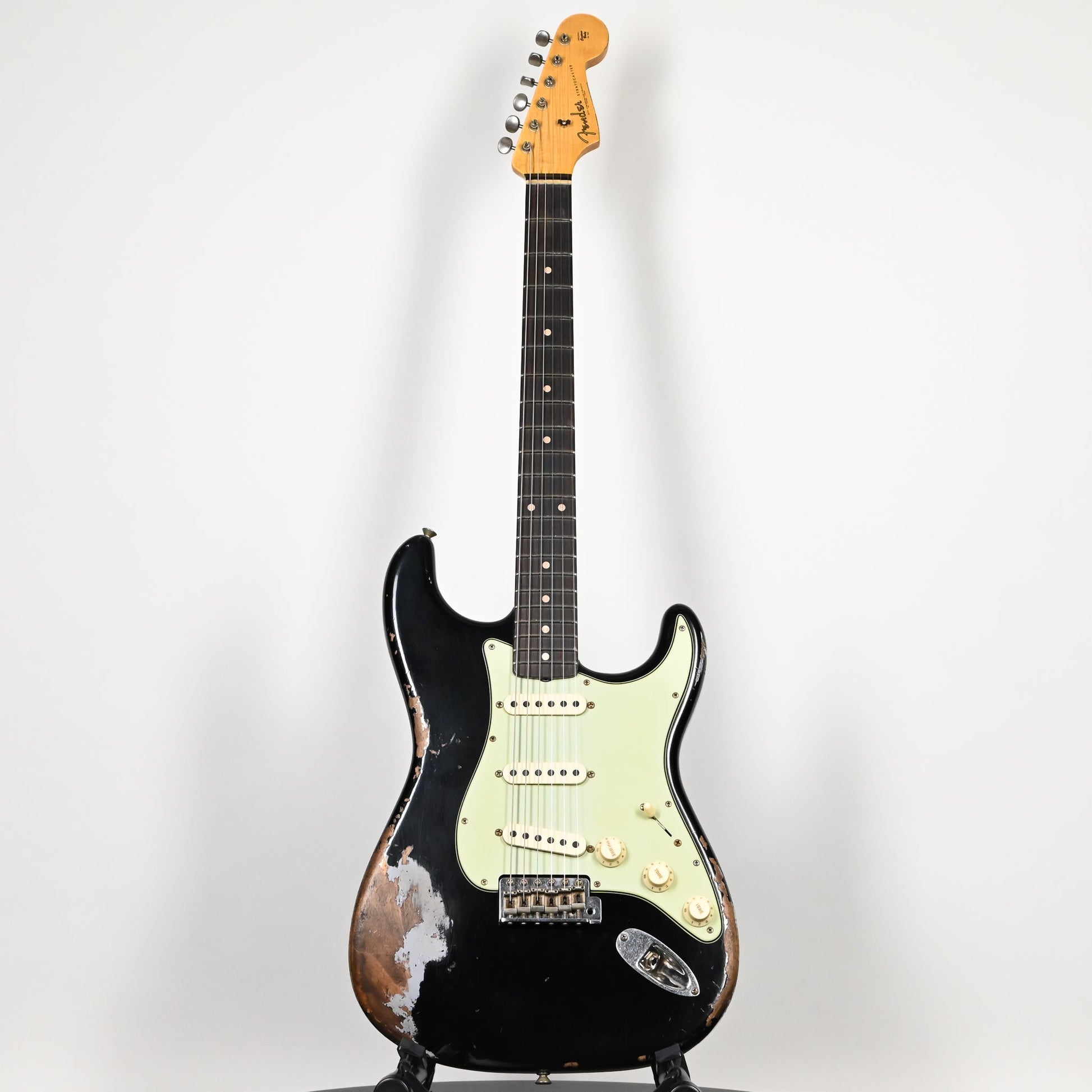 Fender Custom Shop Limited Edition 1962 Stratocaster w/ Handwound 60/63 Pickups, Heavy Relic- Black 2026 (CZ589673)