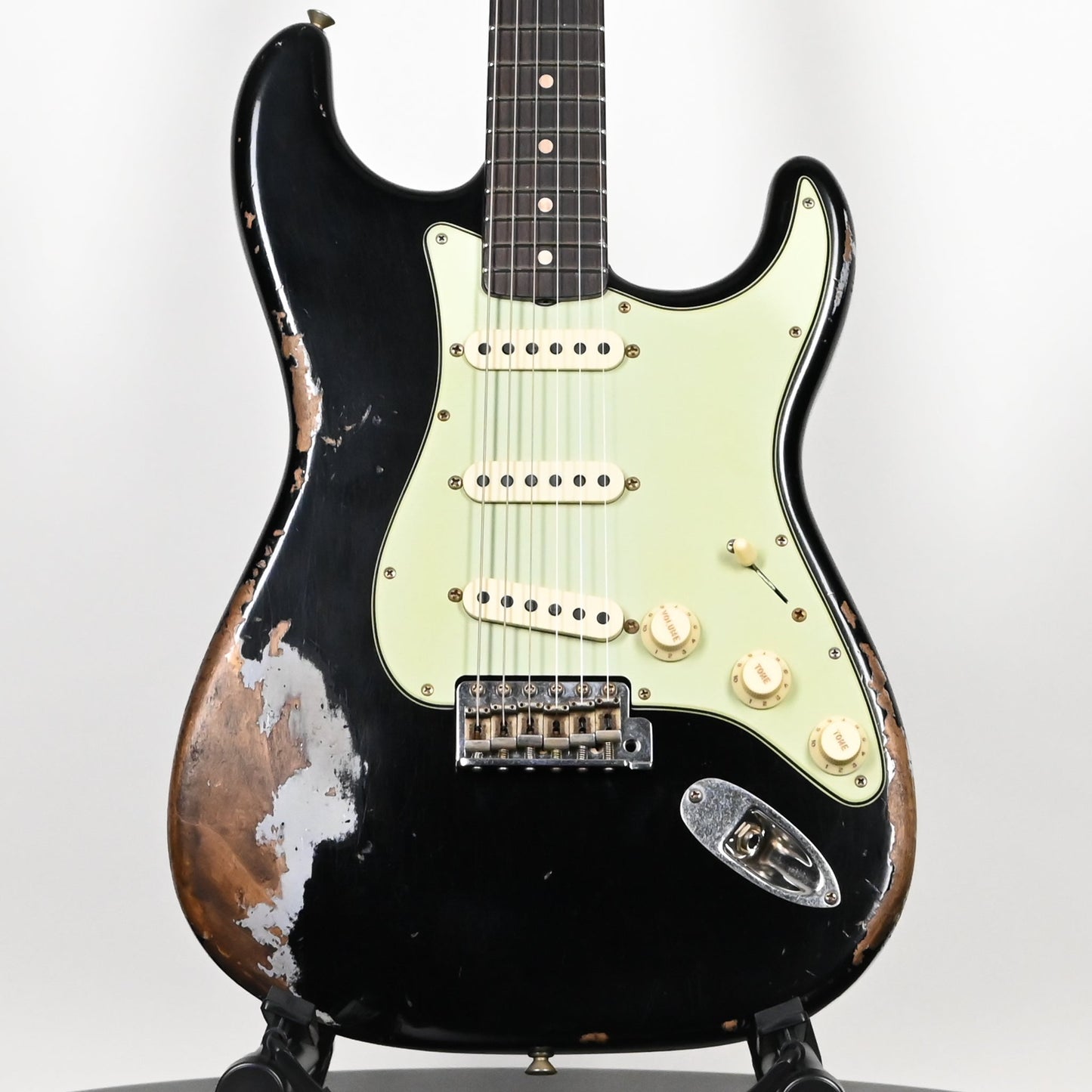Fender Custom Shop Limited Edition 1962 Stratocaster w/ Handwound 60/63 Pickups, Heavy Relic- Black 2026 (CZ589673)