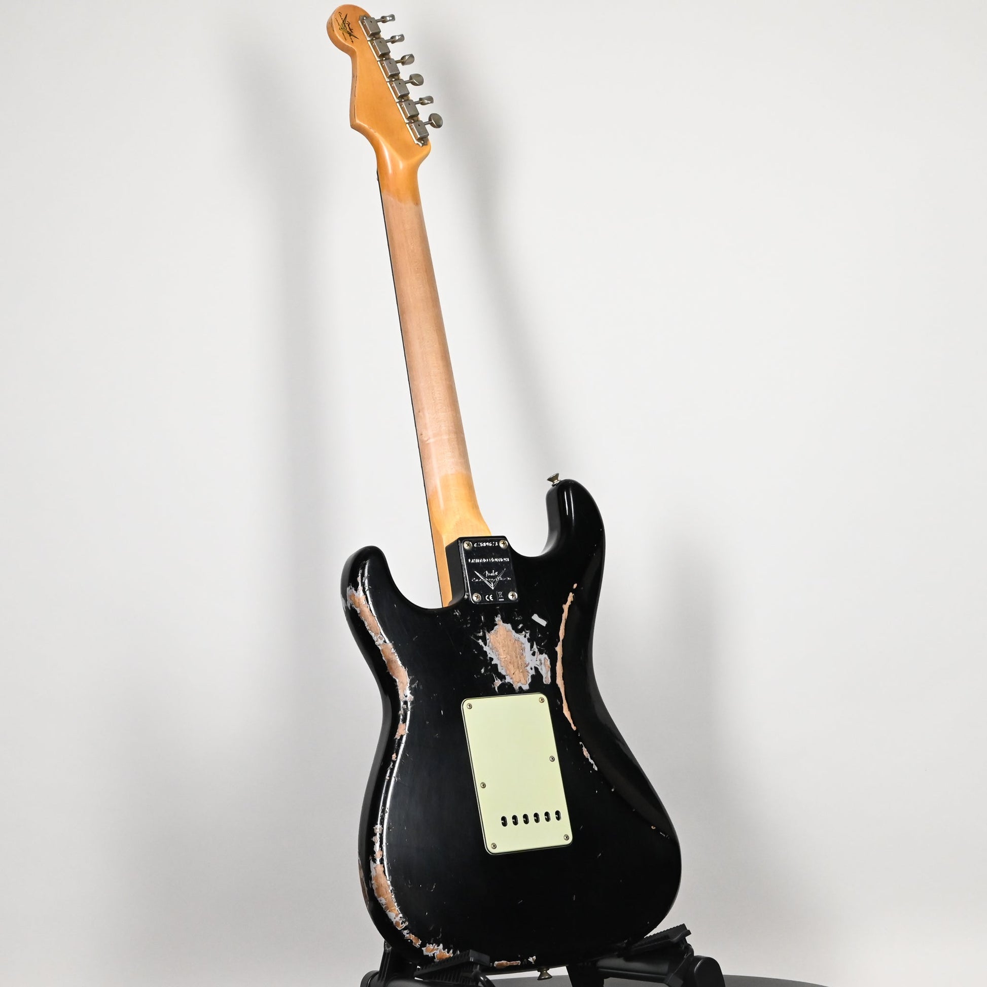 Fender Custom Shop Limited Edition 1962 Stratocaster w/ Handwound 60/63 Pickups, Heavy Relic- Black 2026 (CZ589673)