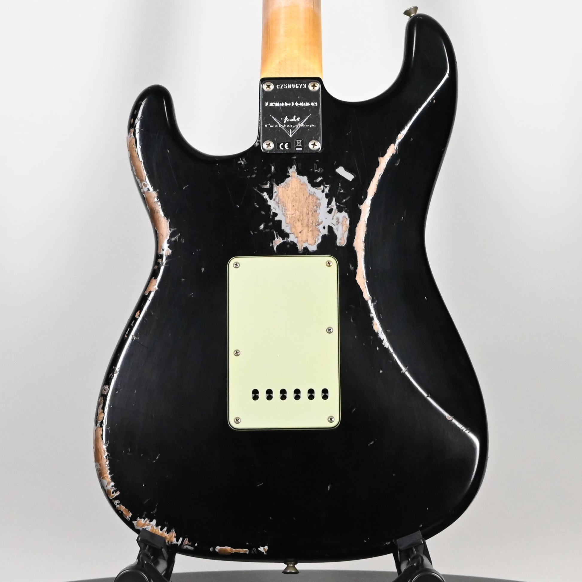 Fender Custom Shop Limited Edition 1962 Stratocaster w/ Handwound 60/63 Pickups, Heavy Relic- Black 2026 (CZ589673)