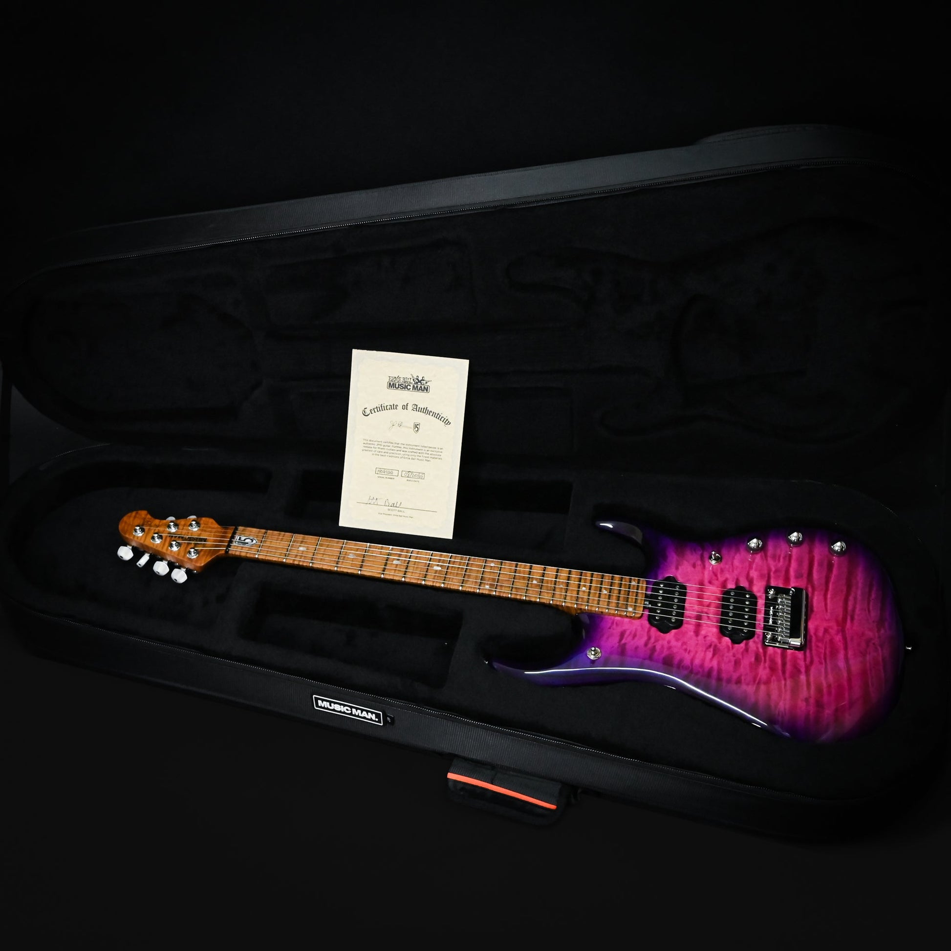 Ernie Ball Music Man JP15 John Petrucci Signature *Miami Guitar Exclusive* - Olallieberry Quilt 2025 (H04144)