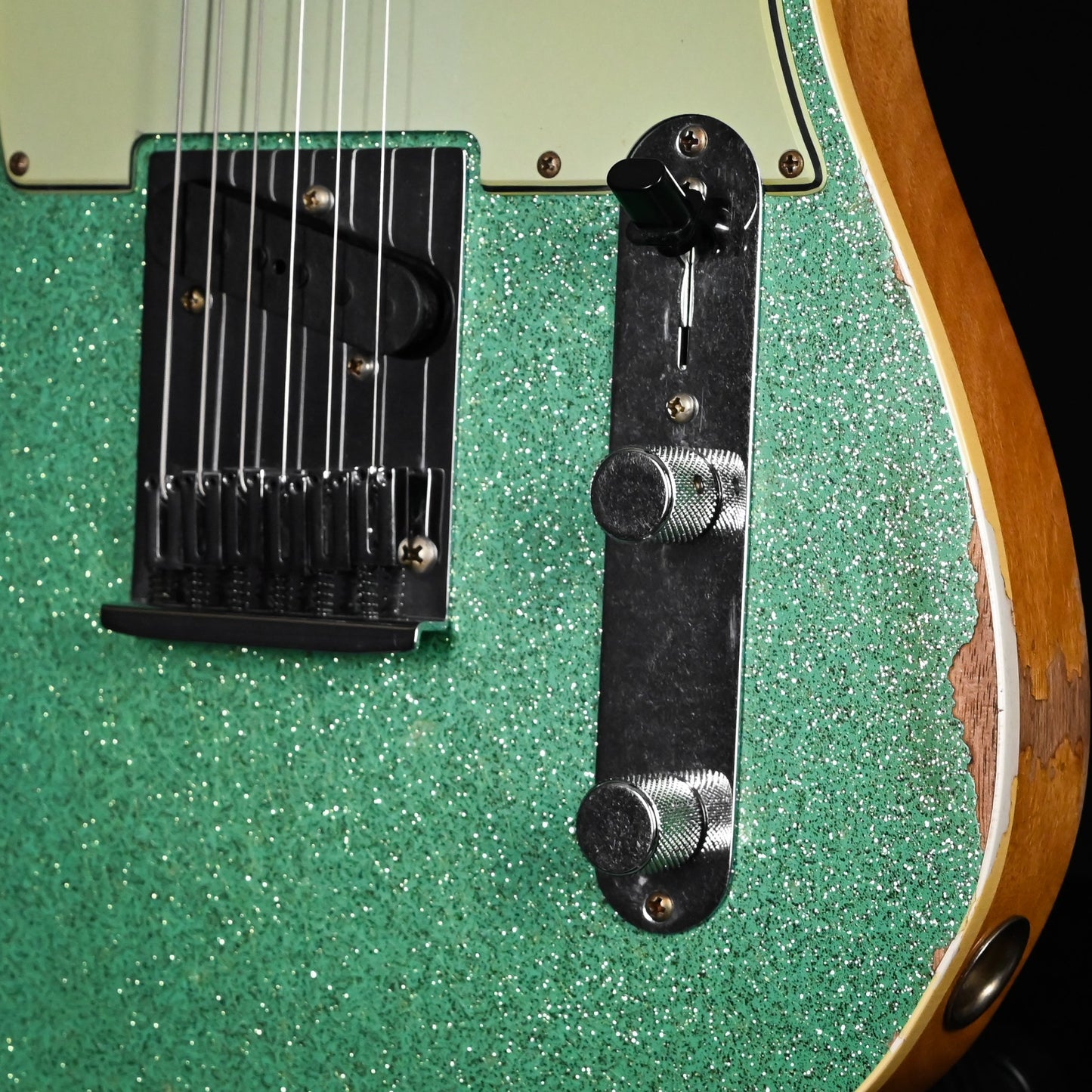 Fender Custom Shop Dual Stack HS Telecaster Relic- Seafoam Green Sparkle 2026 (R148060)