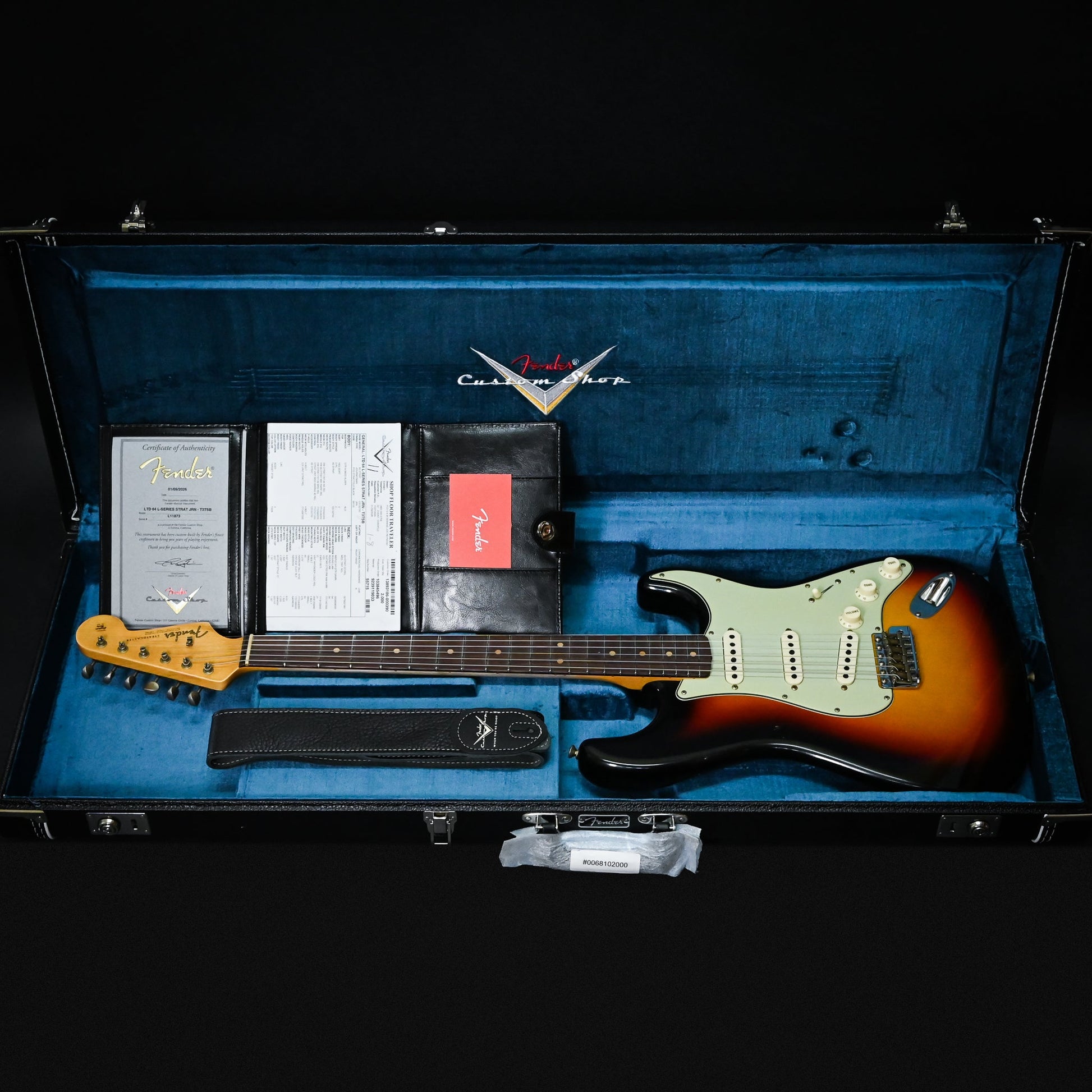 Fender Custom Shop Limited Edition 64 L-Series Stratocaster Journeyman- Aged Target 3-Tone Sunburst 2026 (L11873)