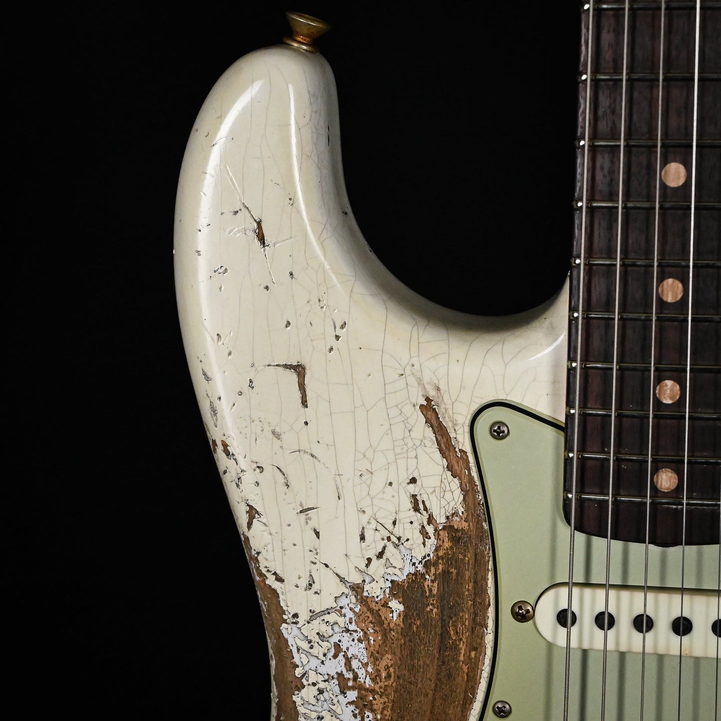 Fender Custom Shop Limited Edition 62/63 Stratocaster Super Heavy Relic- Aged Olympic White 2025 (CZ586606)