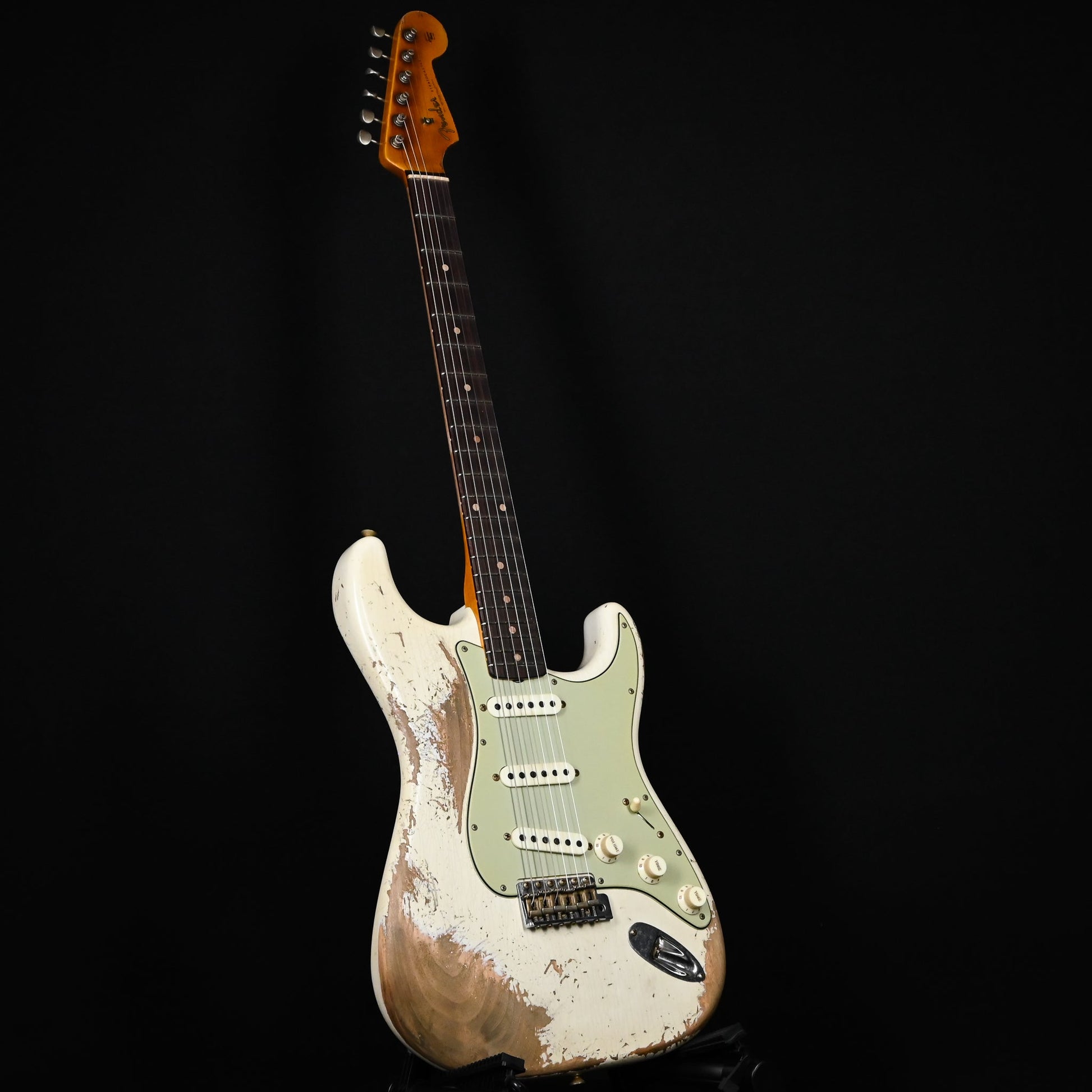 Fender Custom Shop Limited Edition 62/63 Stratocaster Super Heavy Relic- Aged Olympic White 2025 (CZ586606)