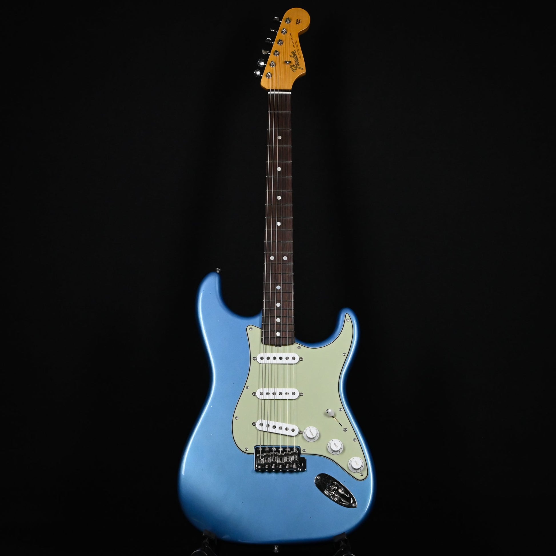 Fender Custom Shop NAMM 2025 Limited Edition 1965 Compound Radius Stratocaster Journeyman w/ Closet Classic Hardware- Aged Lake Placid Blue 2025 (CZ587172
