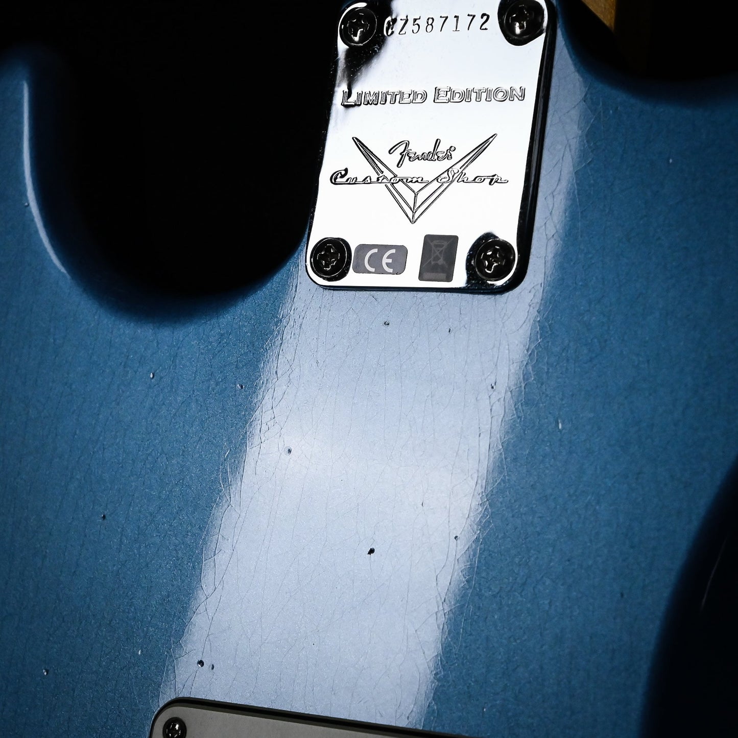 Fender Custom Shop NAMM 2025 Limited Edition 1965 Compound Radius Stratocaster Journeyman w/ Closet Classic Hardware- Aged Lake Placid Blue 2025 (CZ587172