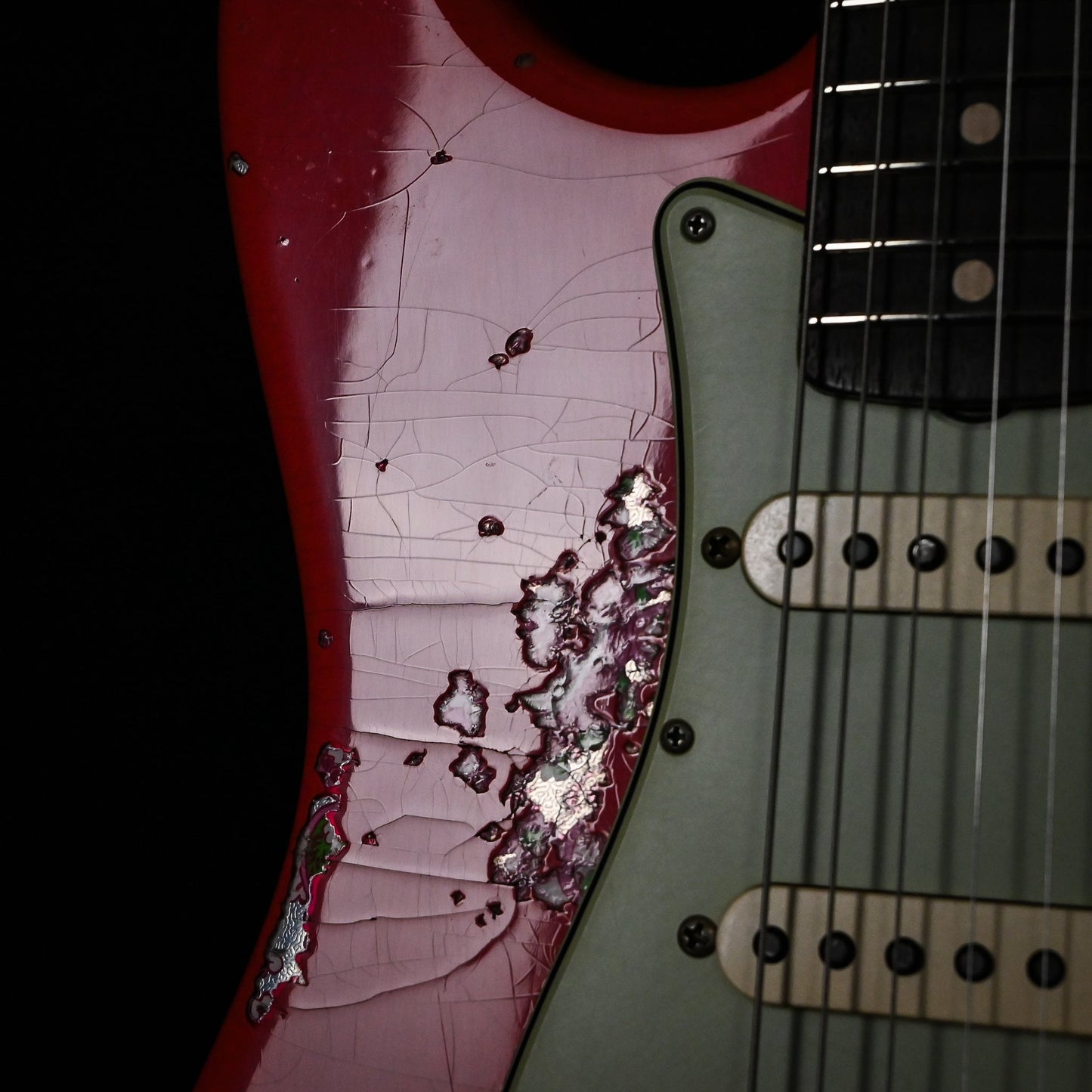 Fender Custom Shop 1962 Stratocaster w/ Josefina Handwound Pickups, Heavy Relic- Fiesta Red/ Pink Paisley 2026 (R143987)