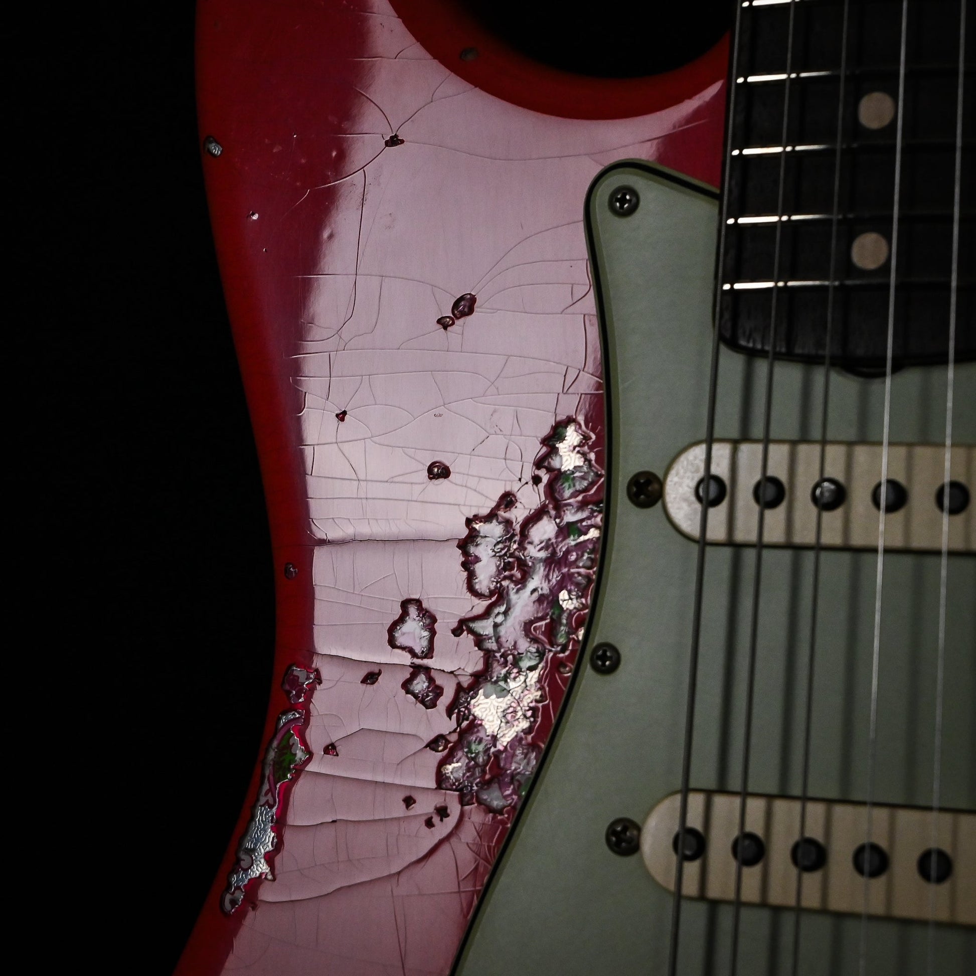 Fender Custom Shop 1962 Stratocaster w/ Josefina Handwound Pickups, Heavy Relic- Fiesta Red/ Pink Paisley 2026 (R143987)