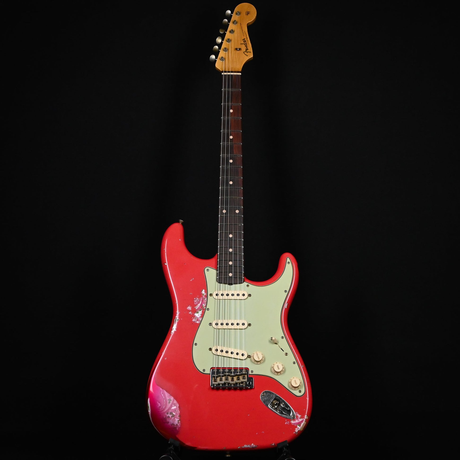 Fender Custom Shop 1962 Stratocaster w/ Josefina Handwound Pickups, Heavy Relic- Fiesta Red/ Pink Paisley 2026 (R143987)