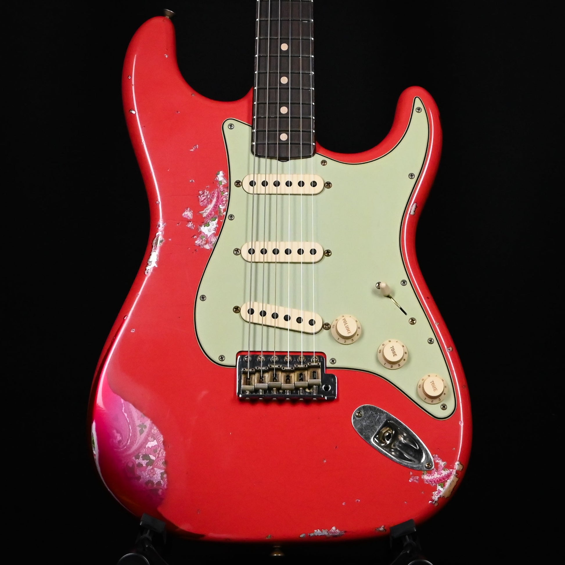 Fender Custom Shop 1962 Stratocaster w/ Josefina Handwound Pickups, Heavy Relic- Fiesta Red/ Pink Paisley 2026 (R143987)