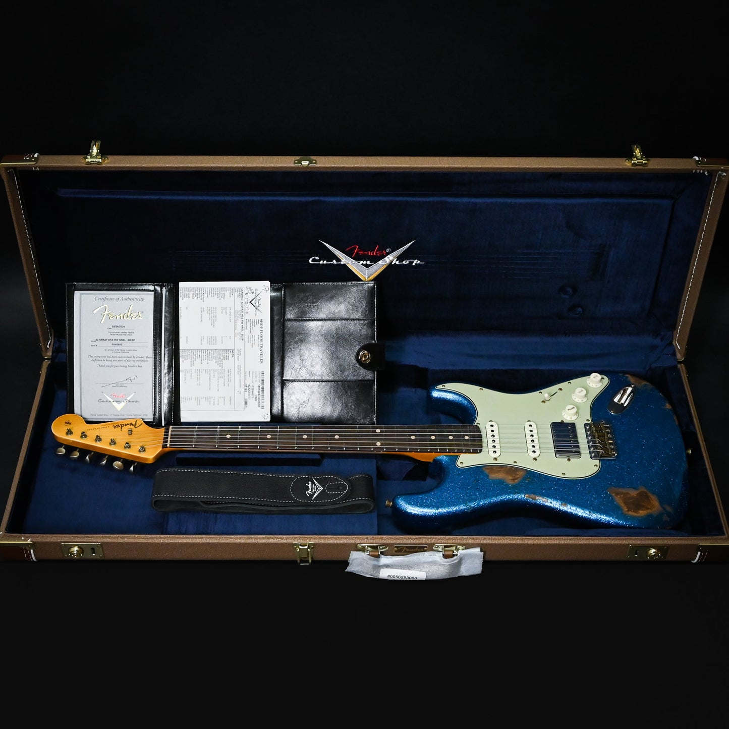 Fender Custom Shop '62 Stratocaster HSS Heavy Relic- Blue Sparkle 2026 (R146850)