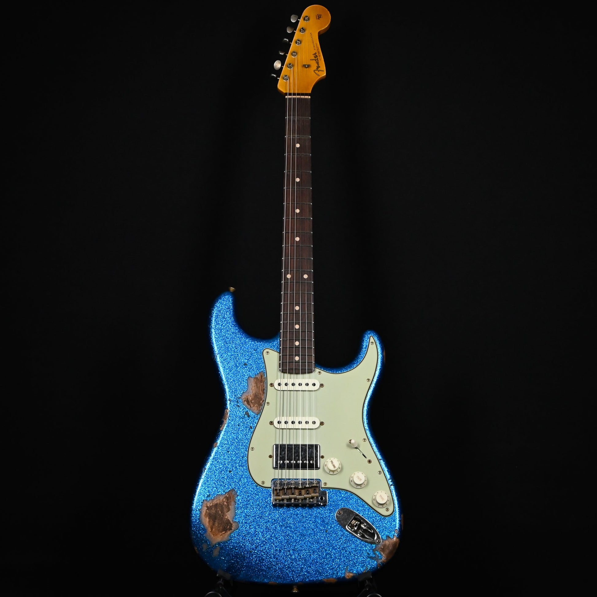 Fender Custom Shop '62 Stratocaster HSS Heavy Relic- Blue Sparkle 2026 (R146850)